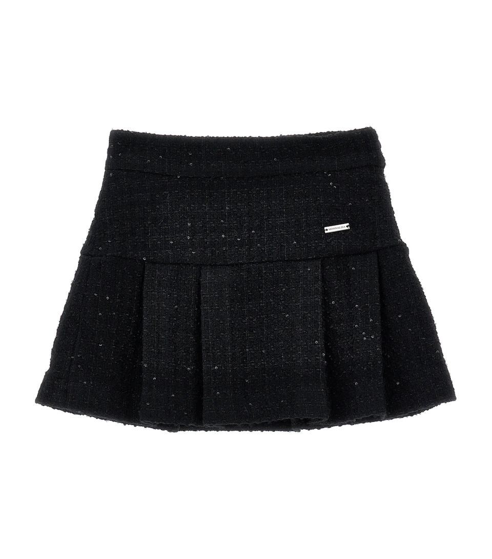 Bouclé Sequin Mini Skirt (2-12 Years)