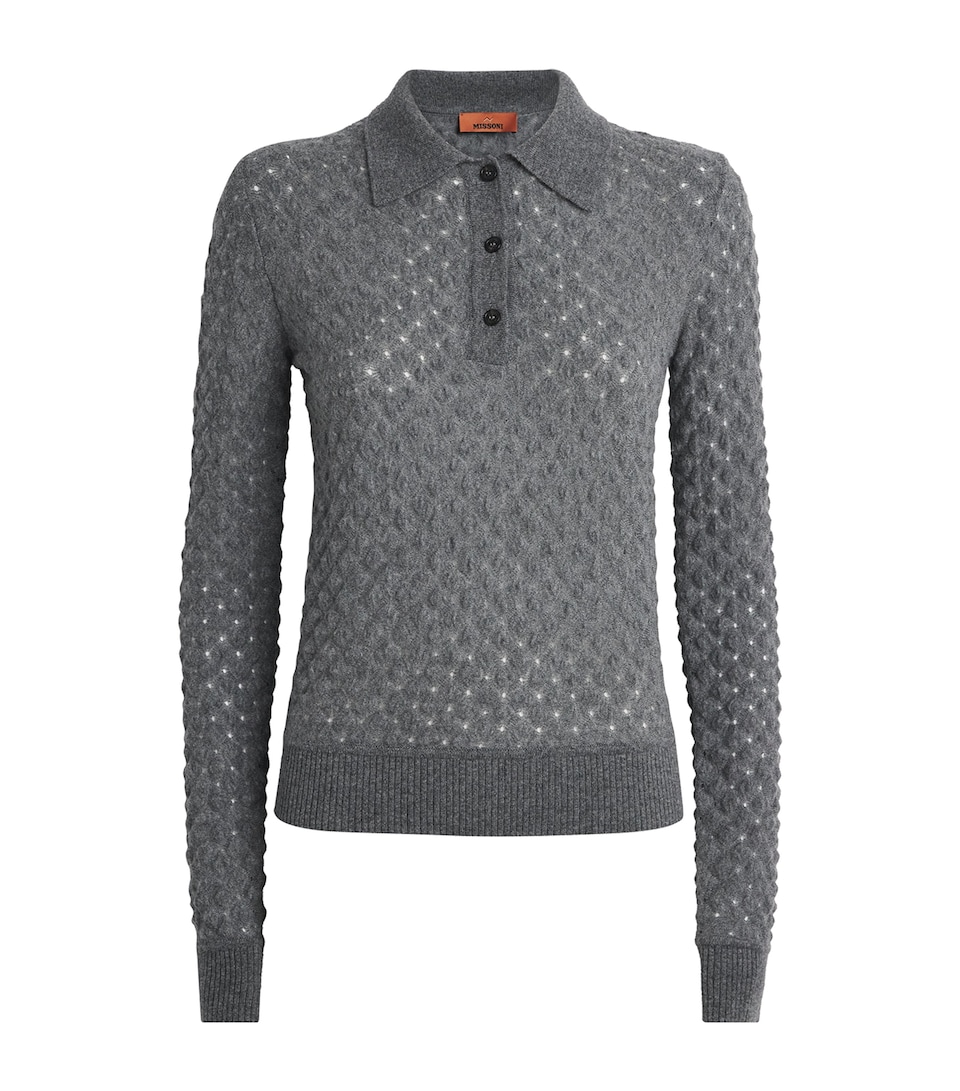 Cashmere Polo Sweater