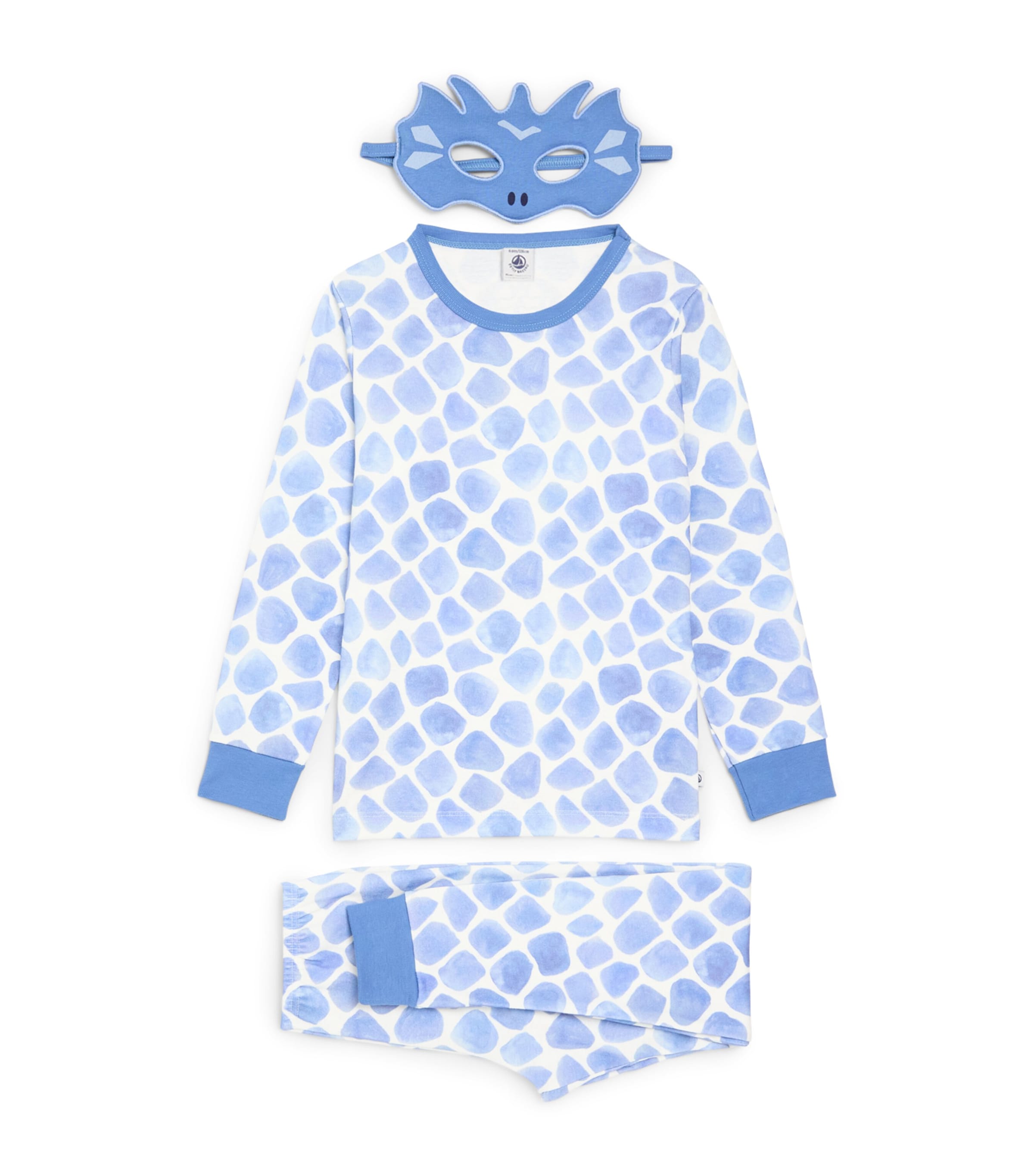 Petit Bateau Cotton Dragon Pyjamas and Mask Set (3-12 Years)