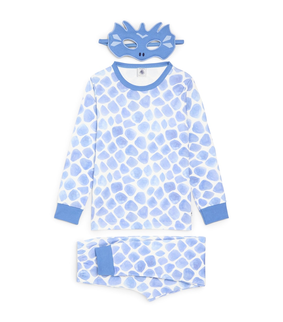 Petit Bateau Cotton Dragon Pyjamas and Mask Set (3-12 Years)