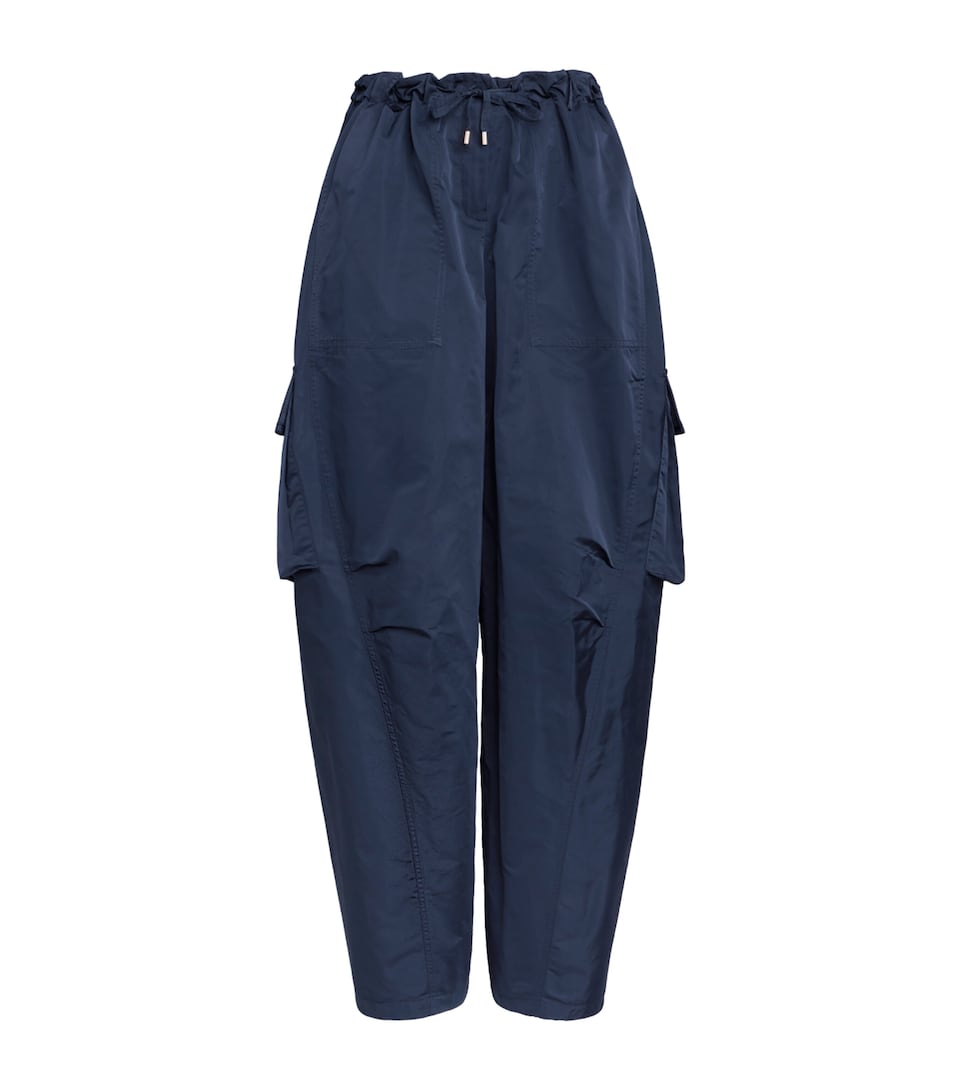 Alaïa Womens Radzimir Cargo Trousers Navy