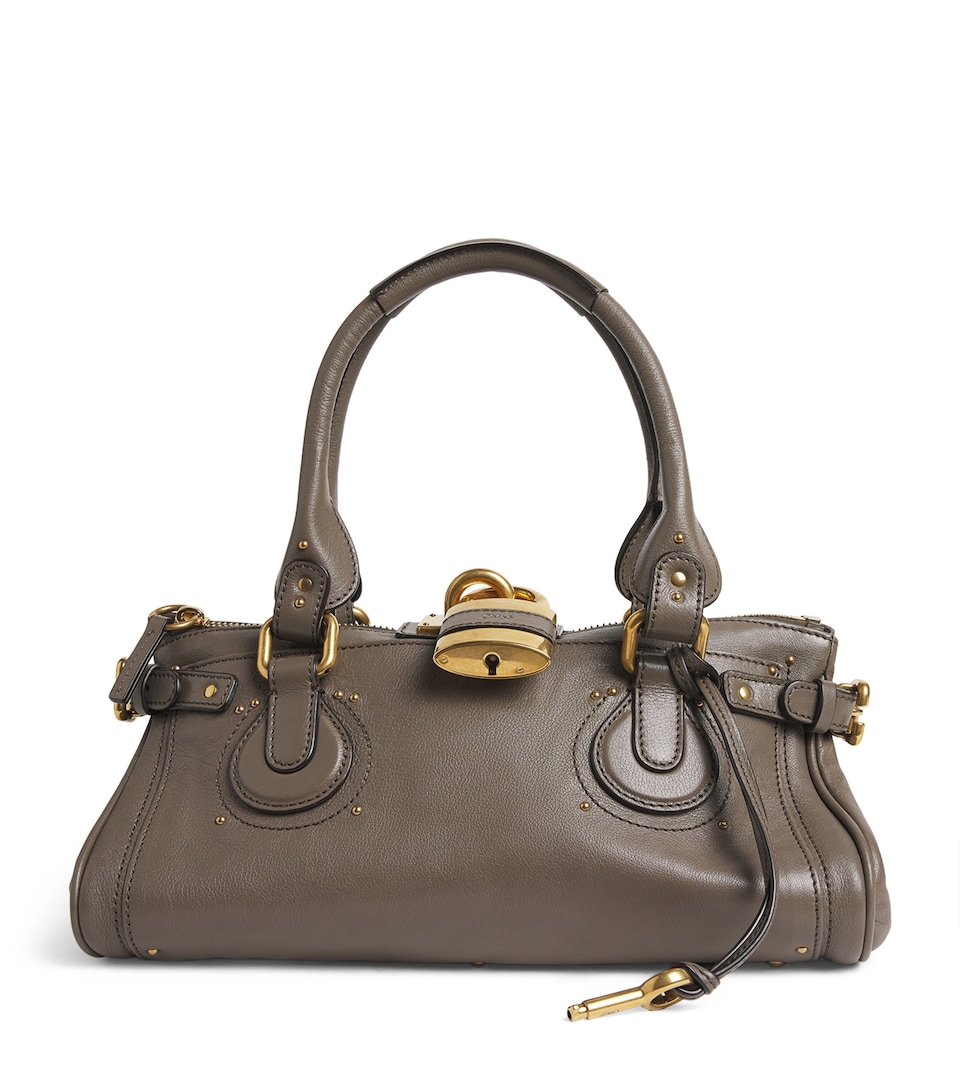 Leather Paddington Top-Handle Bag