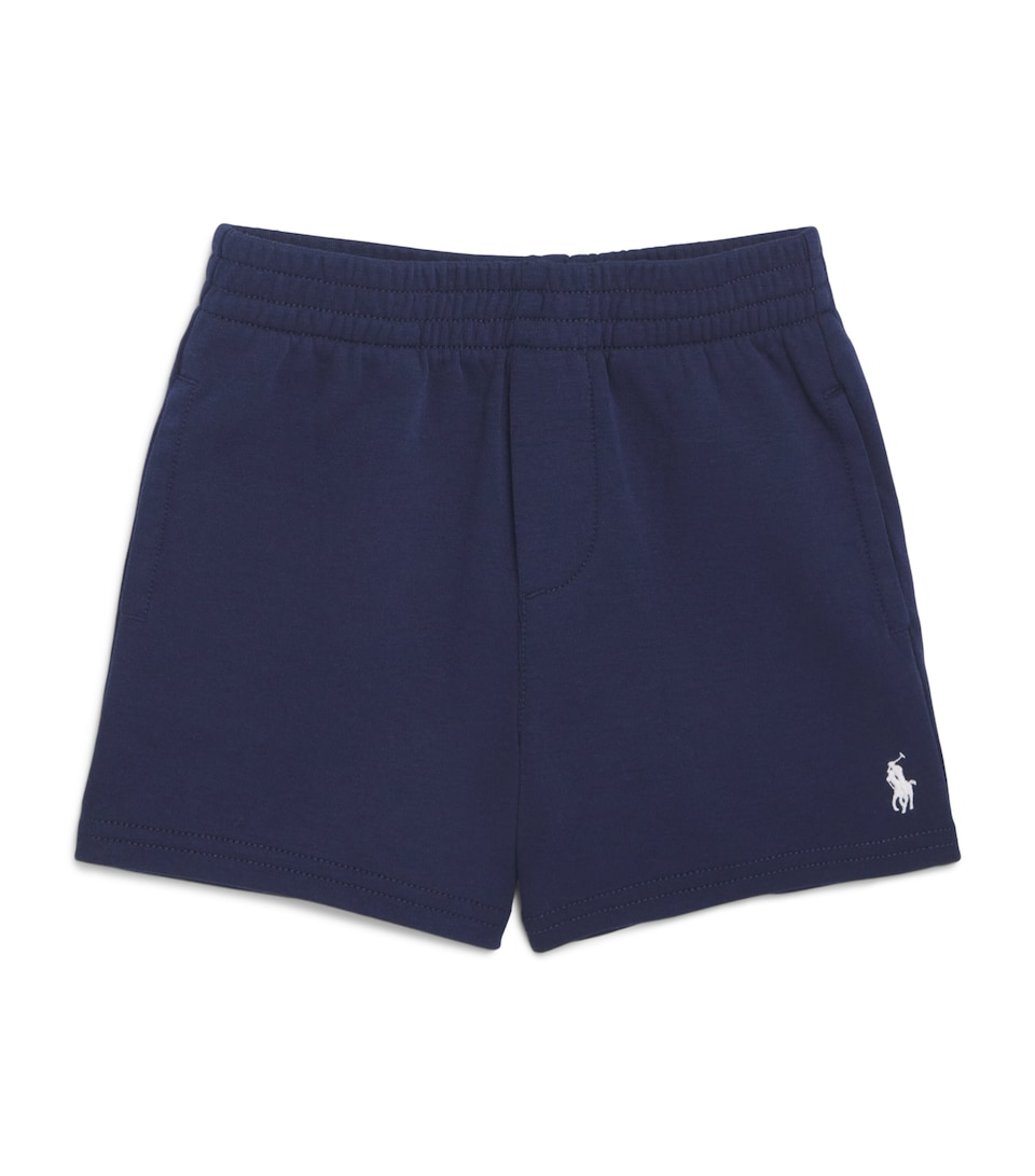 Ralph Lauren Kids Cotton Polo Pony Shorts (3-24 Months) Newport Navy