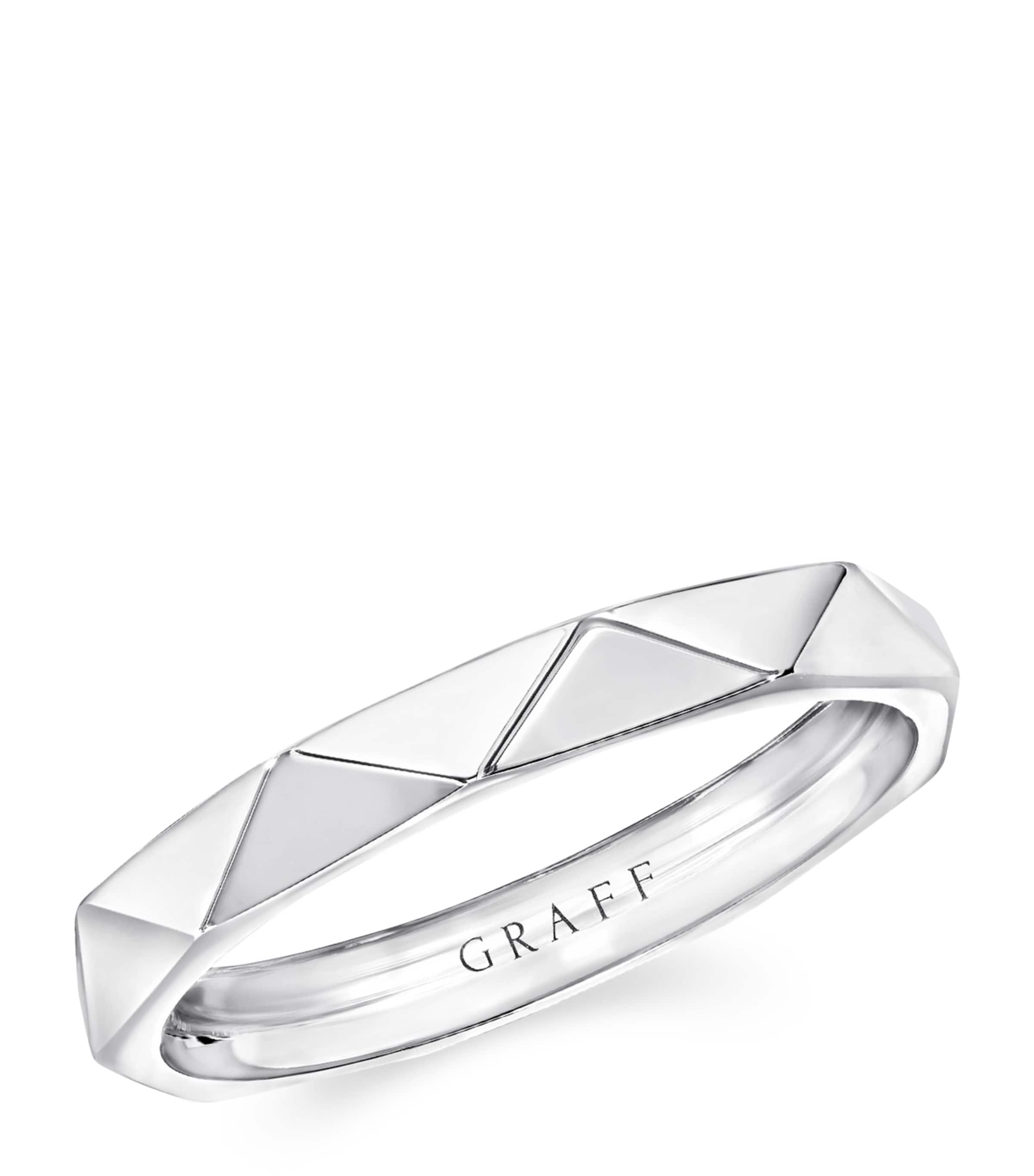 Graff White Gold Laurence Graff Signature Band (3.2mm) White Gold