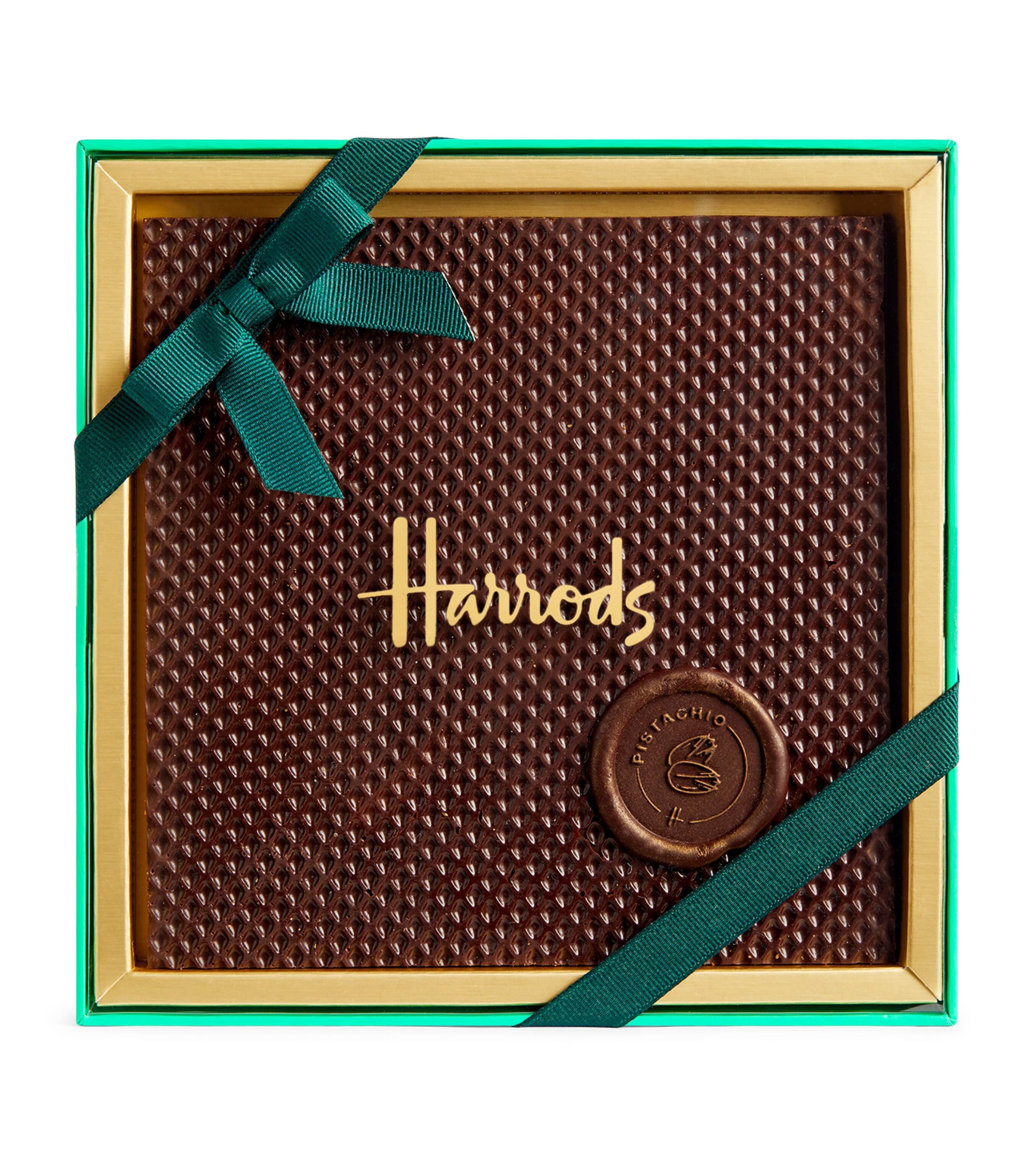 Harrods Crunchy Pistachio Chocolate Sandwich Slab (260g)