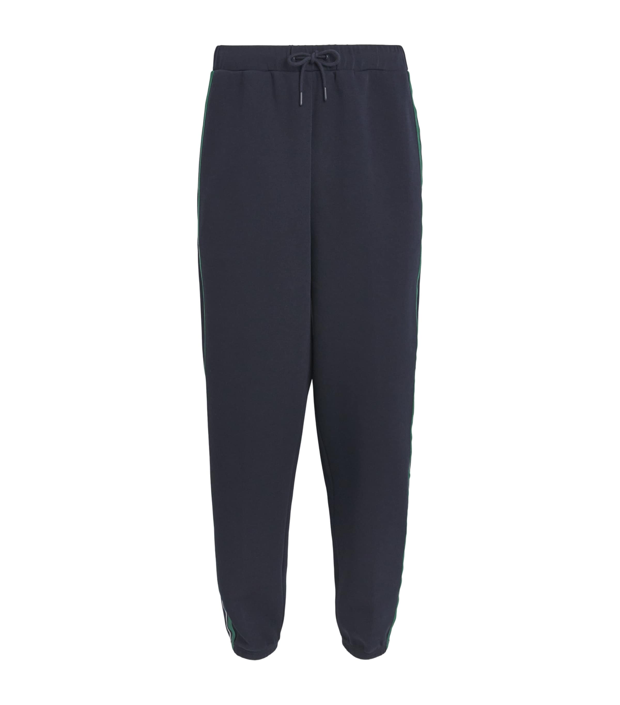 Fred Perry Mens Contrast Tape Sweatpants Navy