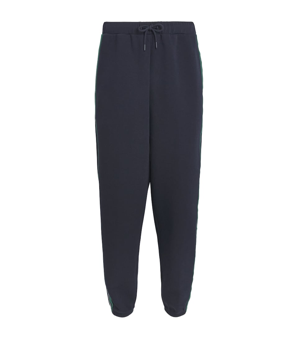 Fred Perry Mens Contrast Tape Sweatpants Navy