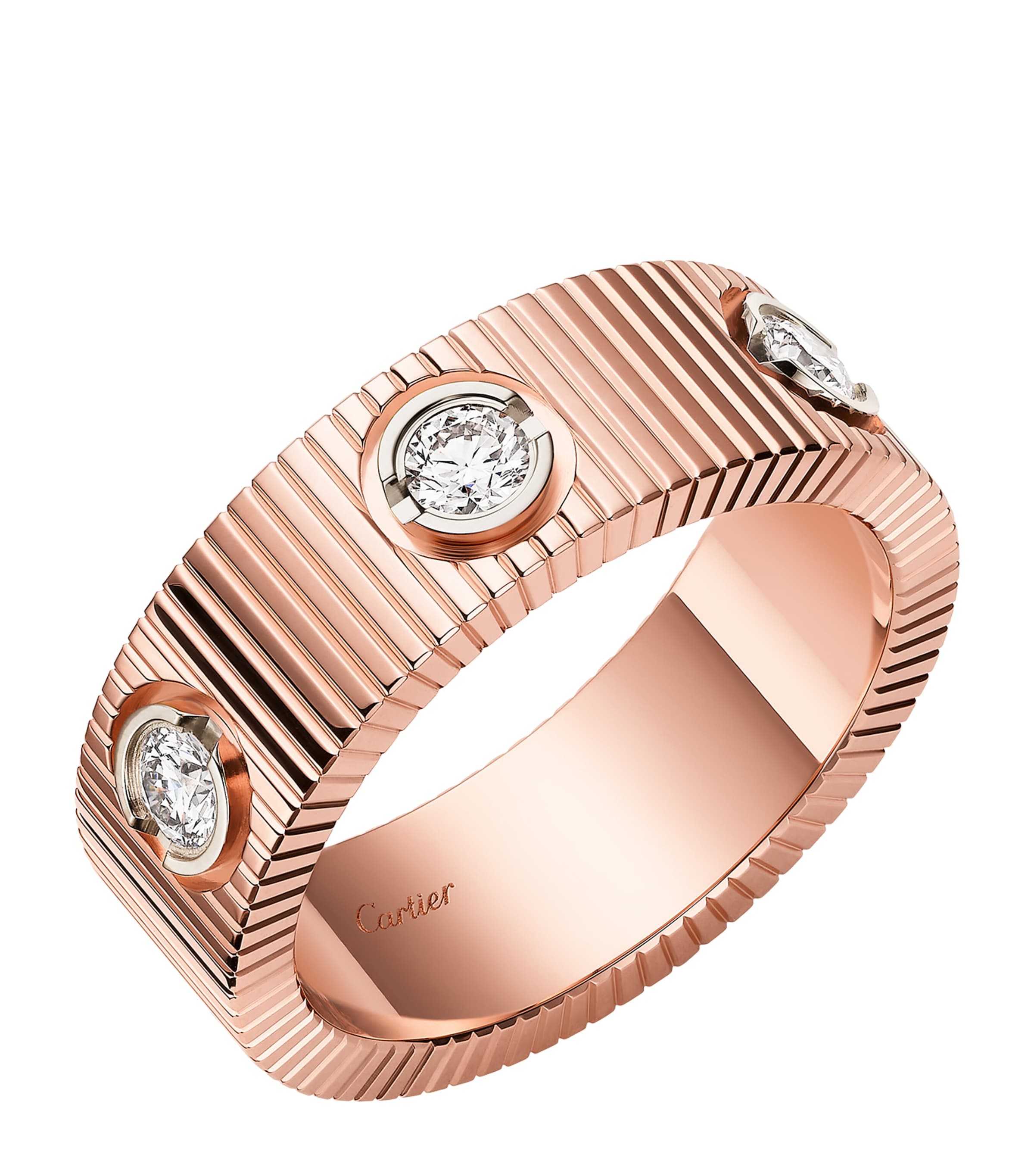 Cartier Rose Gold and Diamond LOVE Unlimited Ring Rose Gold