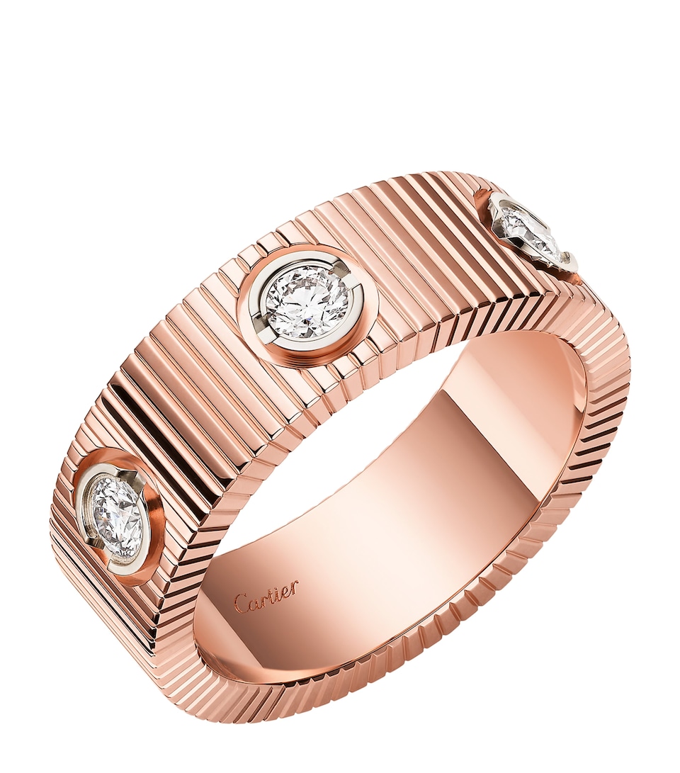 Cartier Rose Gold and Diamond LOVE Unlimited Ring Rose Gold