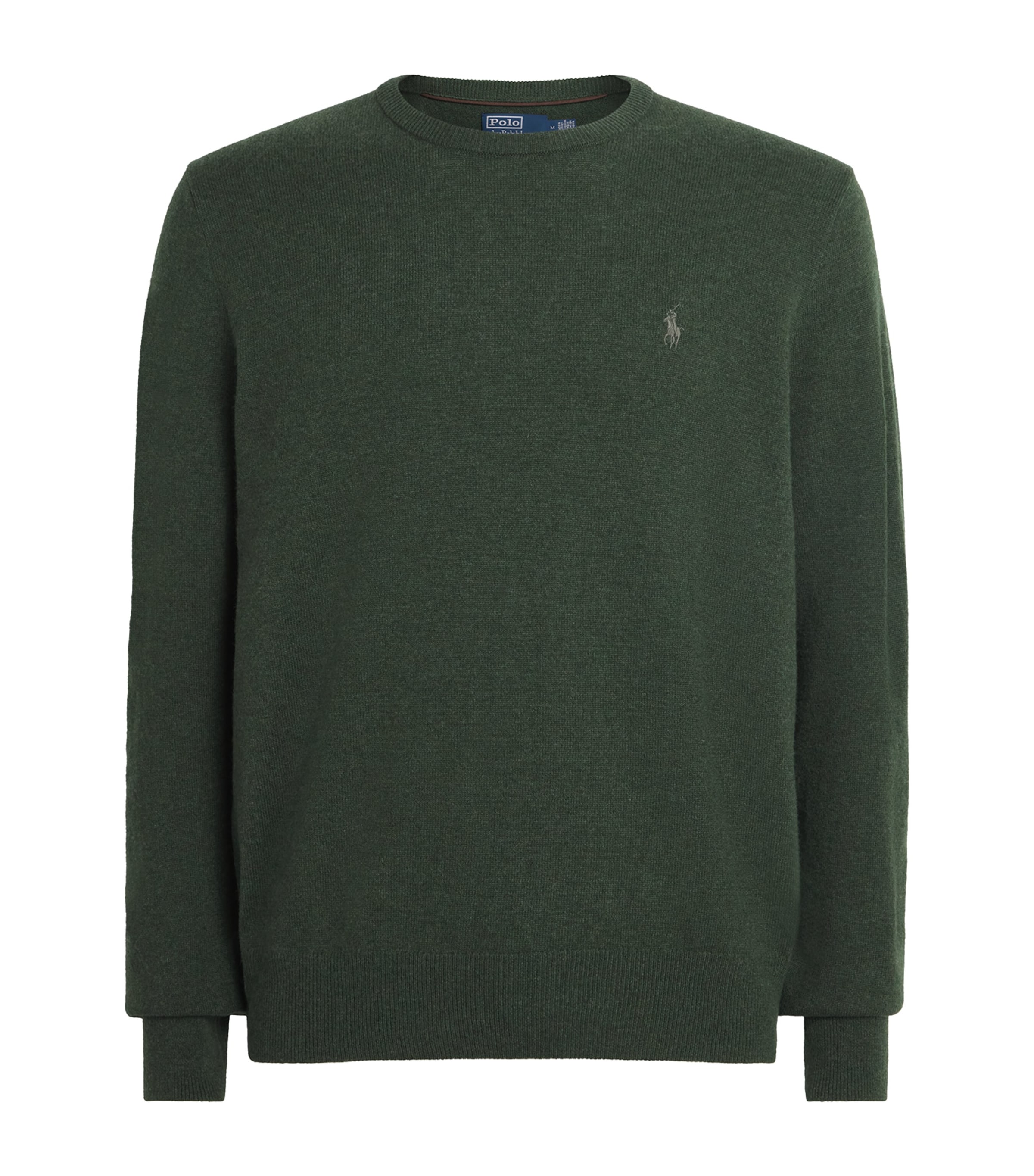 Polo Ralph Lauren Mens Wool Polo Pony Sweater Lodgepole Pine Hther