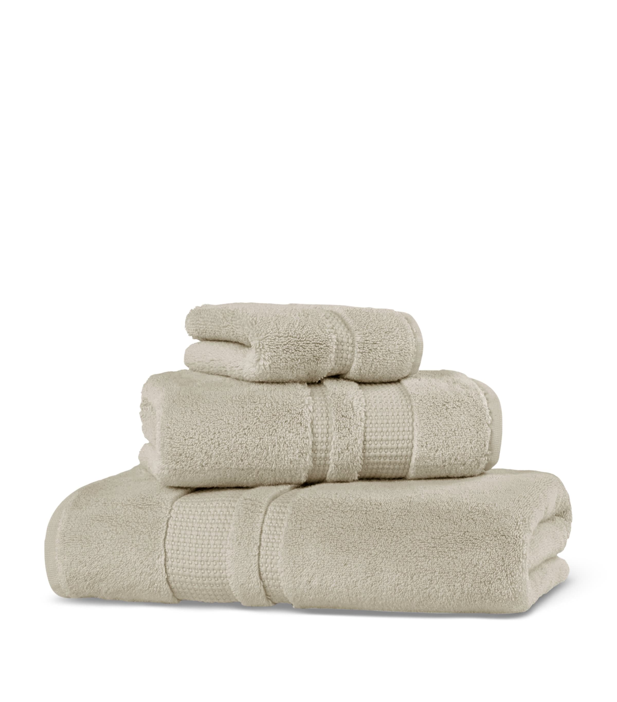 Hamam Cotton Pera Bath Towel (70cm x 140cm) Flax