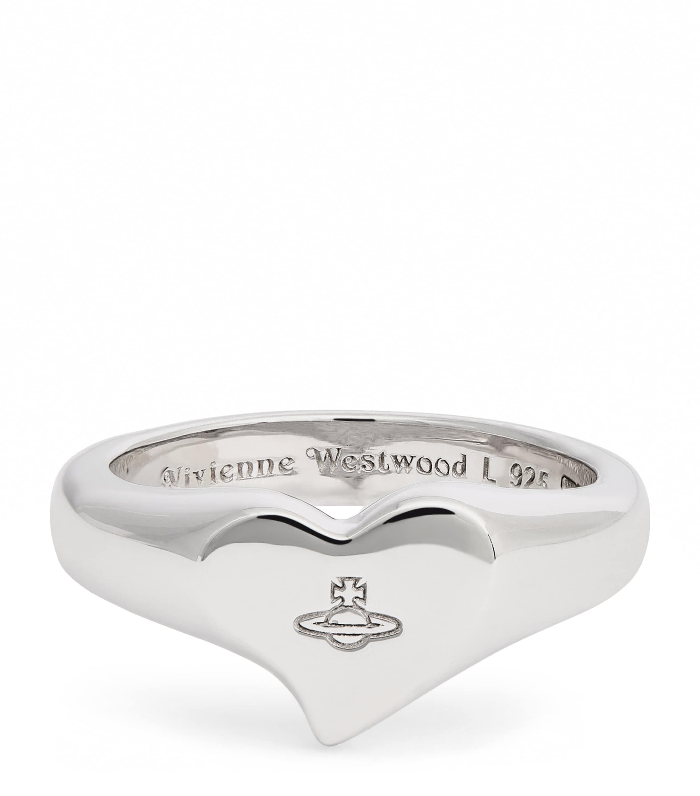 Vivienne Westwood Sterling Silver Marybelle Ring Rhodium