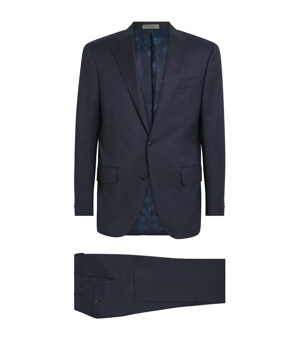 Virgin Wool-Blend 2-Piece Suit