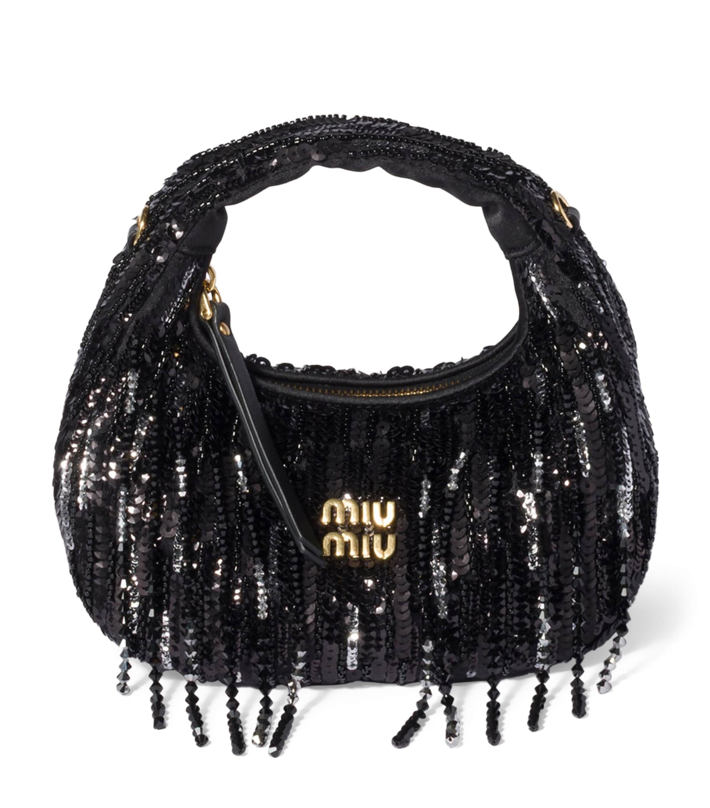 Mini Embellished Wander Top-Handle Bag