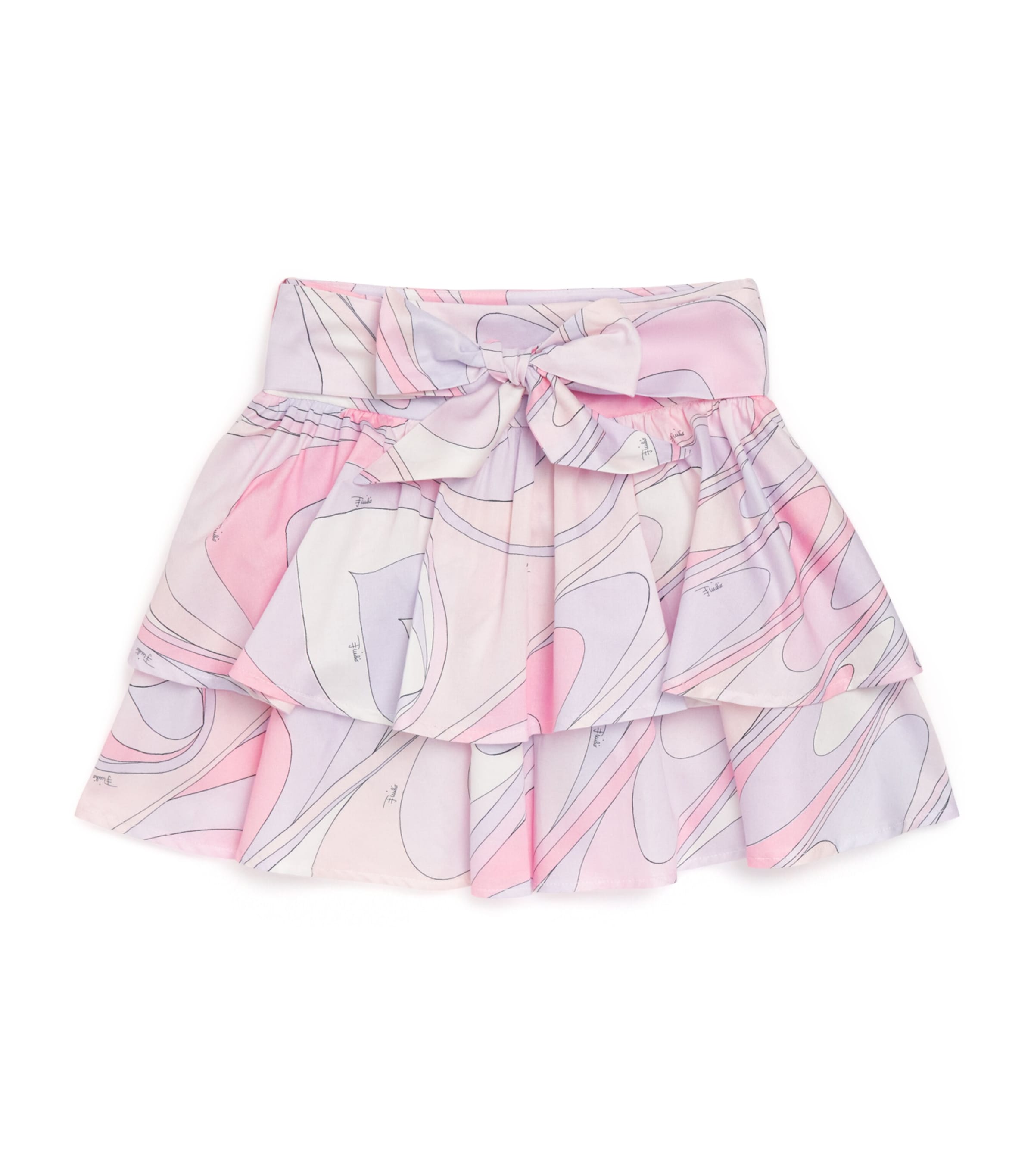 Cotton Swirl Tiered Skirt (4-14 Years)
