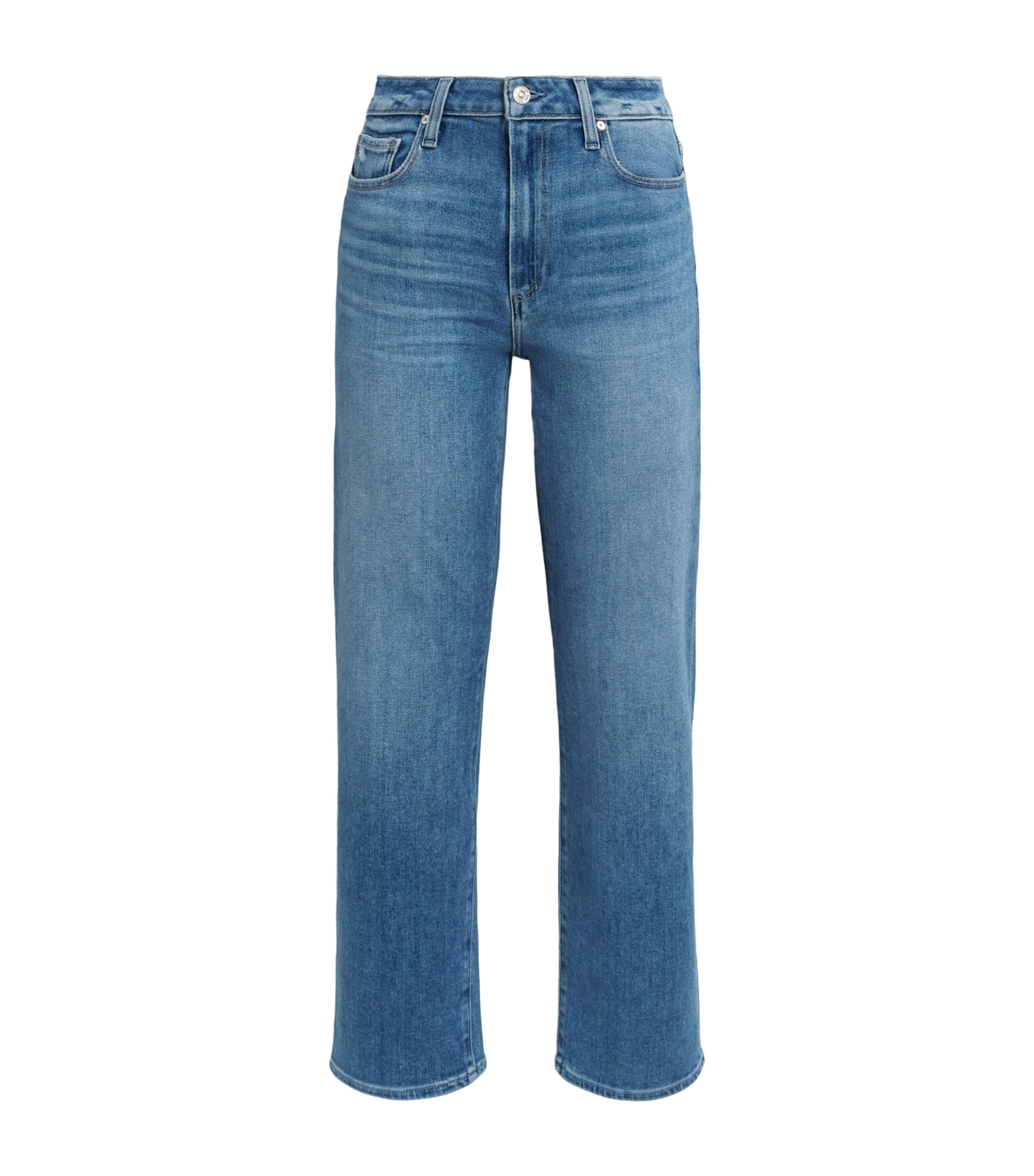 PAIGE Womens Mason Ankle Mid-Rise Straight Jeans Big Ben