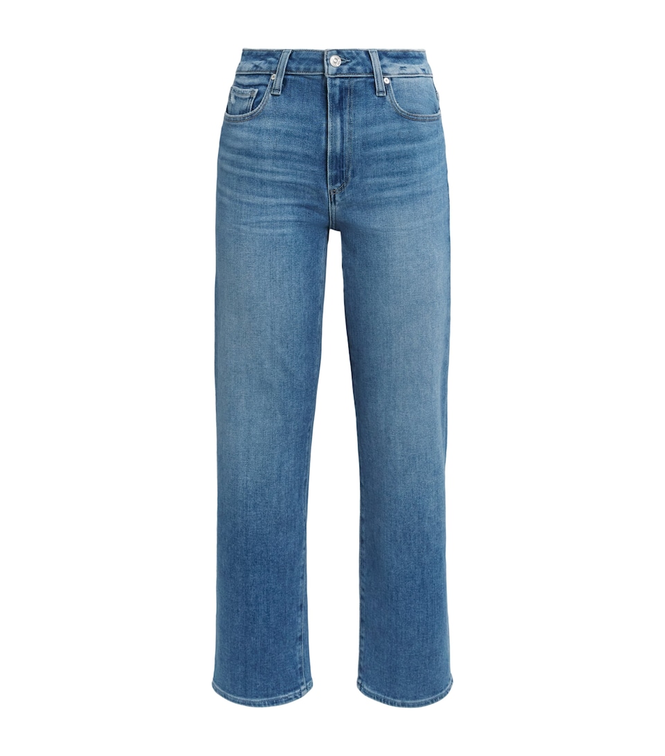 PAIGE Womens Mason Ankle Mid-Rise Straight Jeans Big Ben
