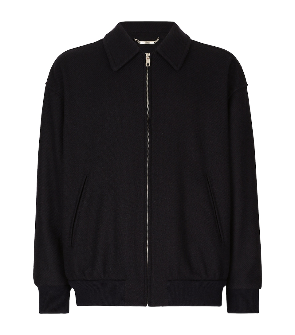 Wool-Blend Bomber Jacket