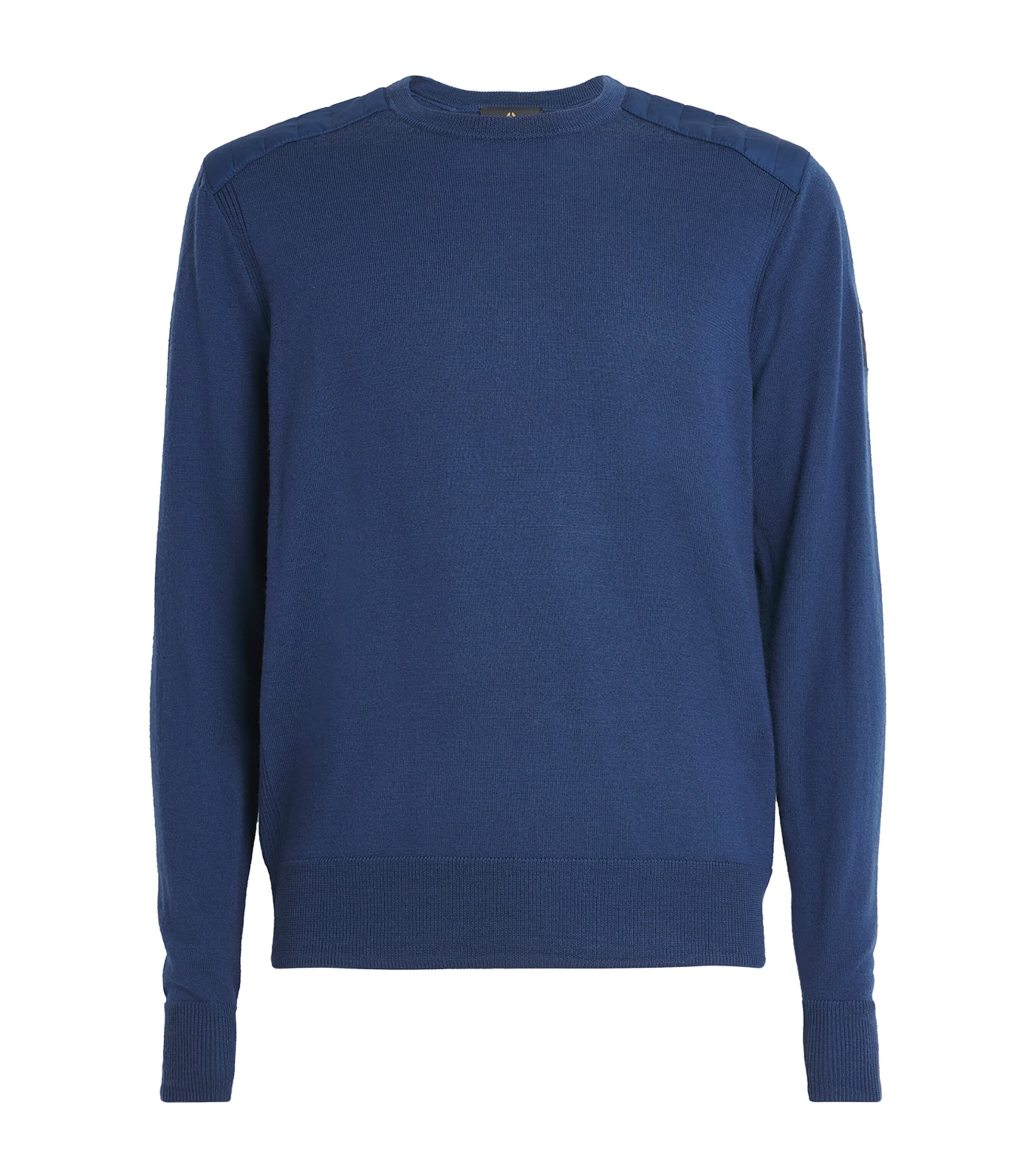 【送料&関税込】Thom Browne Blue Virgin Wool Sweater Thom Browne Virgin Wool Washed Piqué Sweater | Harrods US