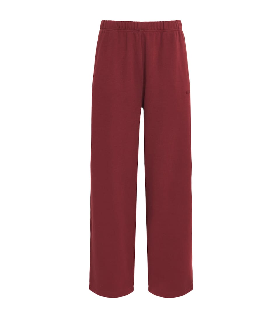 Cotton-Blend Fleece Straight Sweatpants