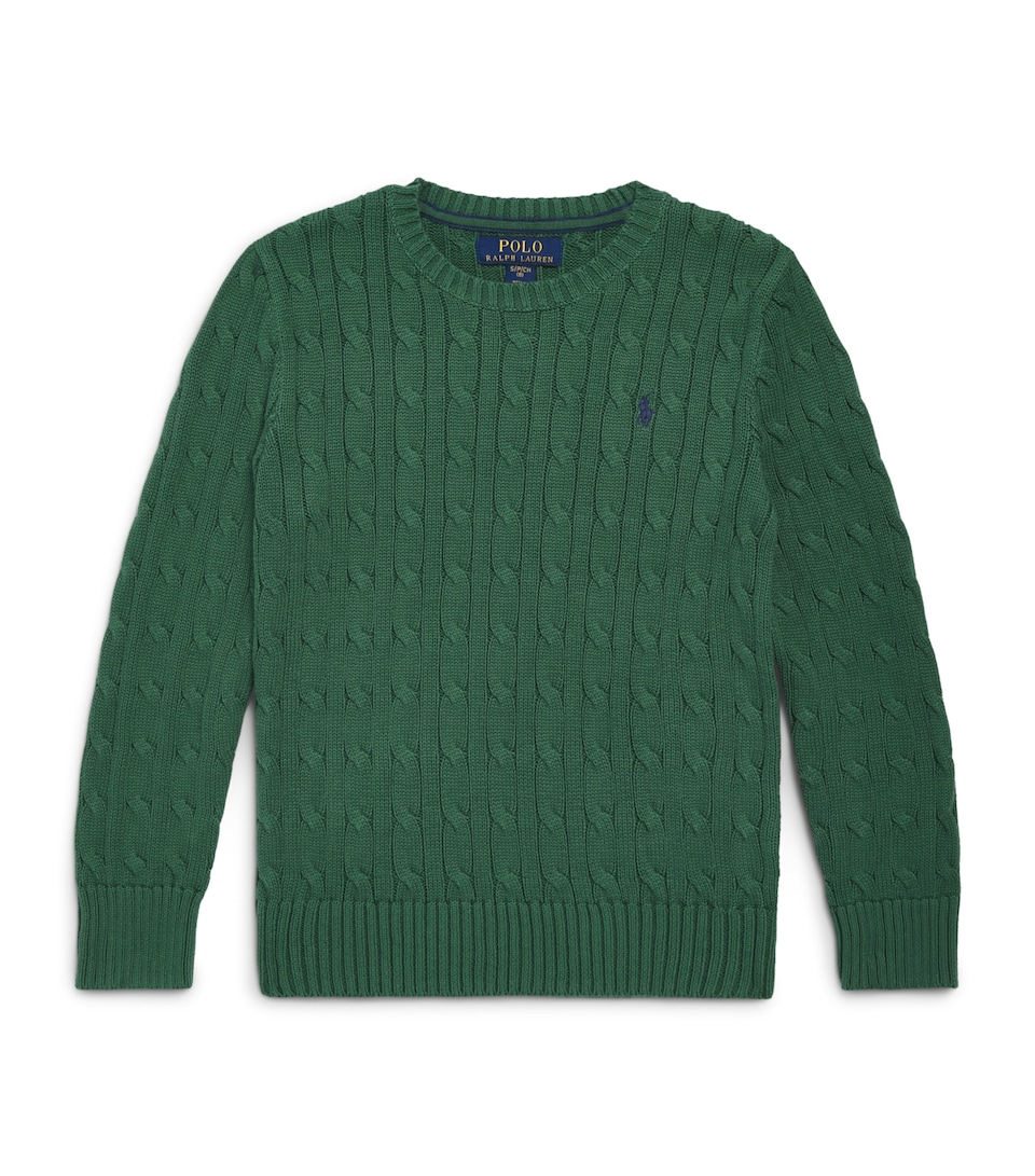 Ralph Lauren Kids Cotton Cable-Knit Sweater (6-14 Years) Verano