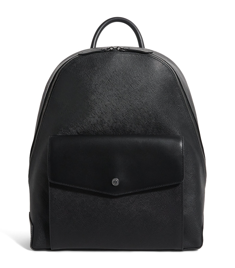 Saffiano Leather Backpack
