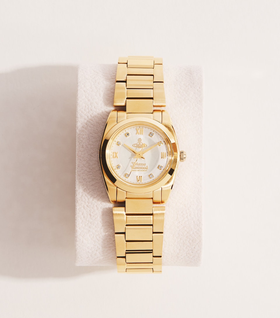 Vivienne Westwood Stainless Steel Tavistock Watch 28mm Gold