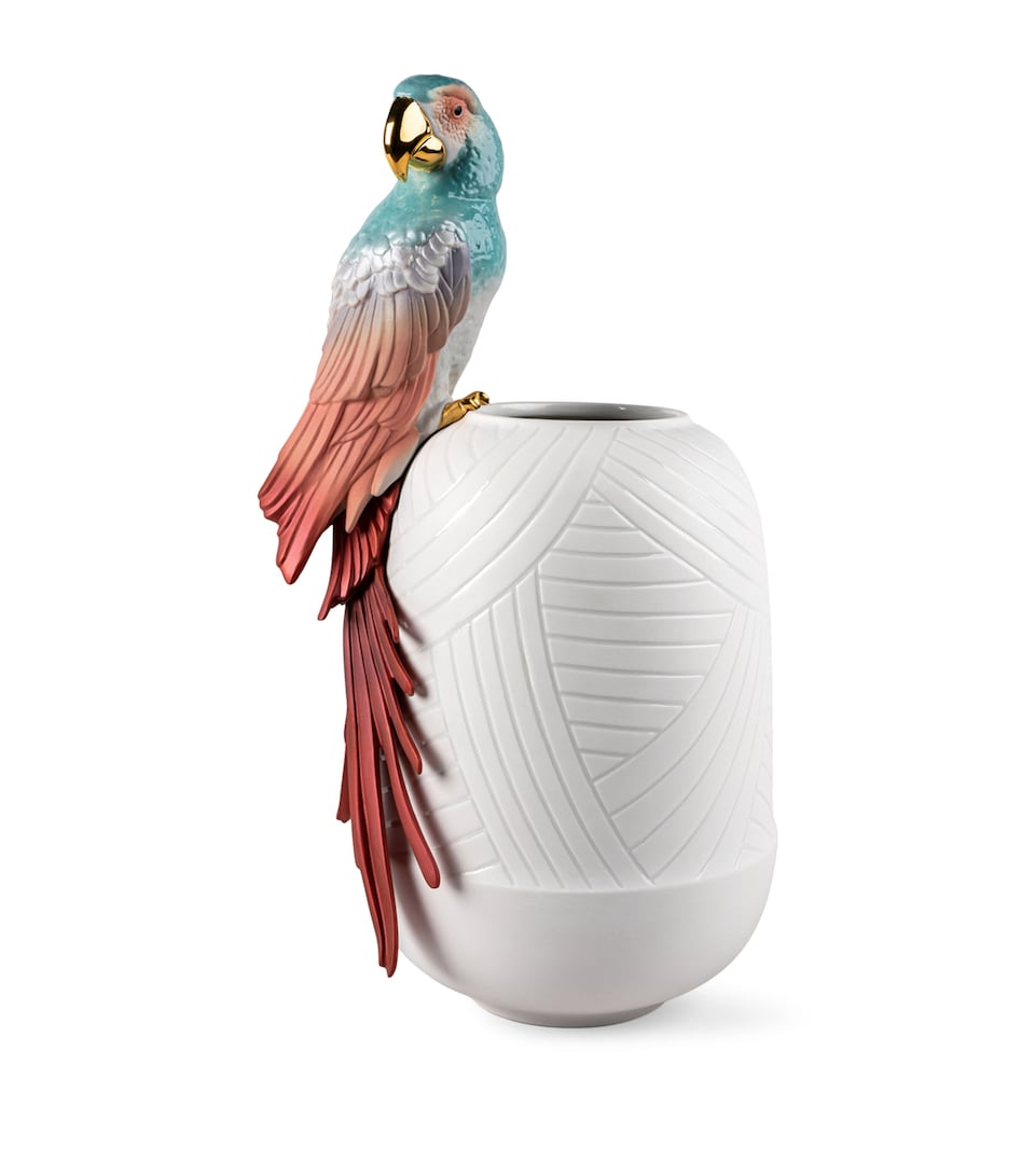 Porcelain Macaw Vase (56cm)