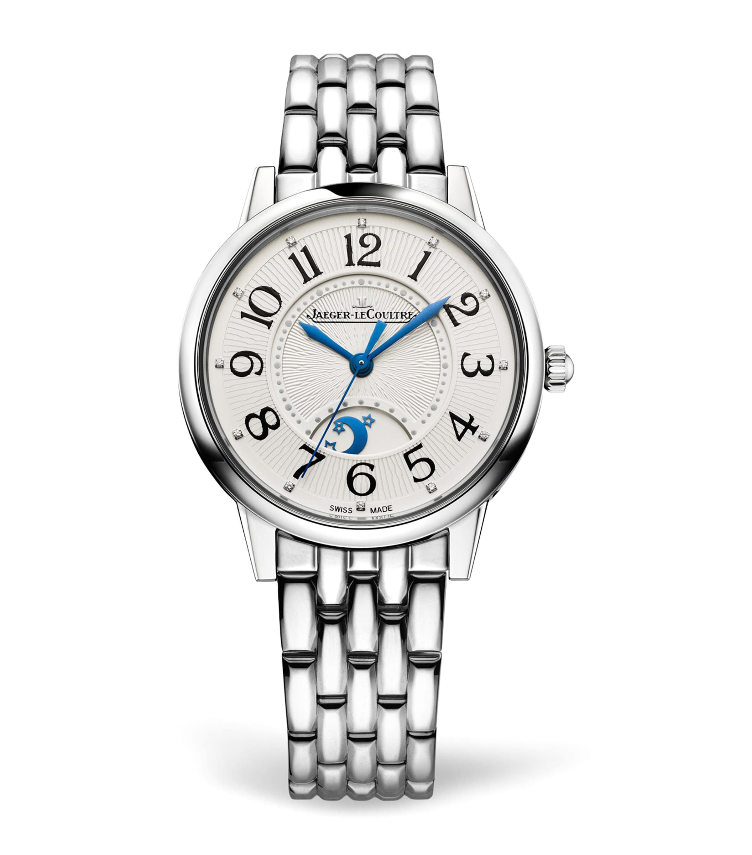 Medium Stainless Steel and Diamond Rendez-Vous Night & Day Watch 34mm