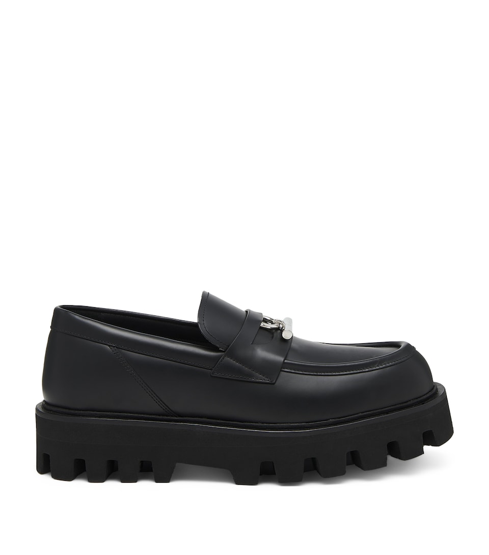 Leather Parachute Loafers