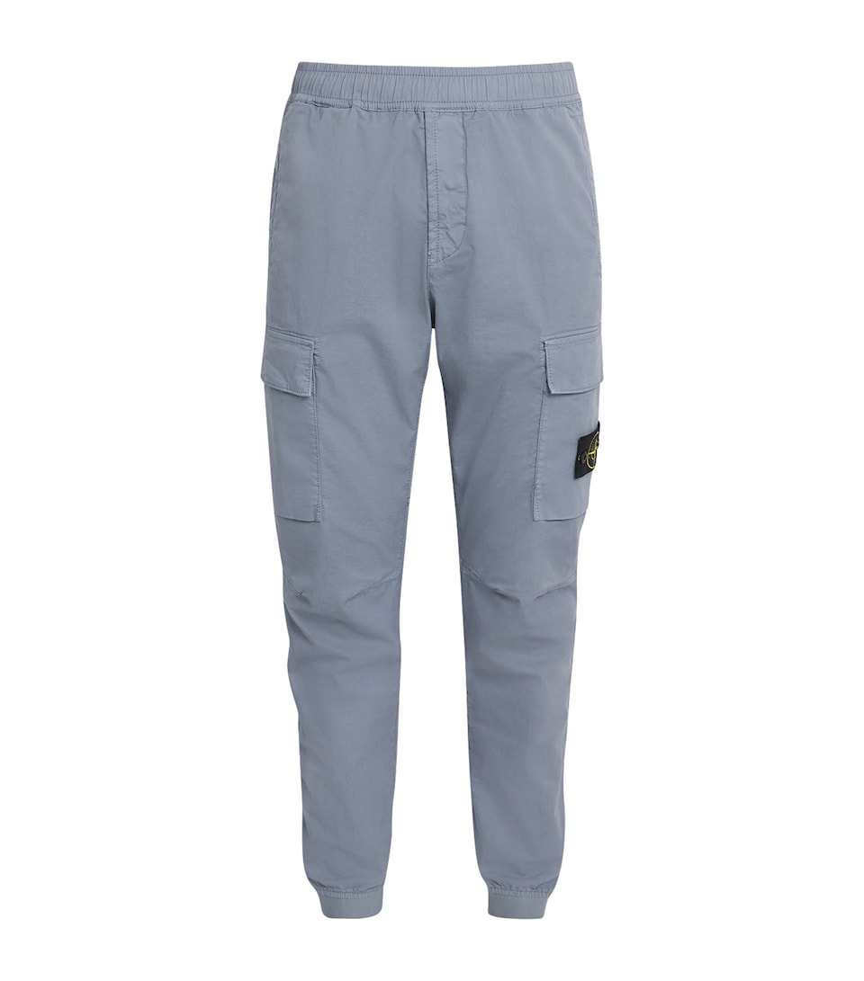 Stretch-Cotton Cargo Trousers