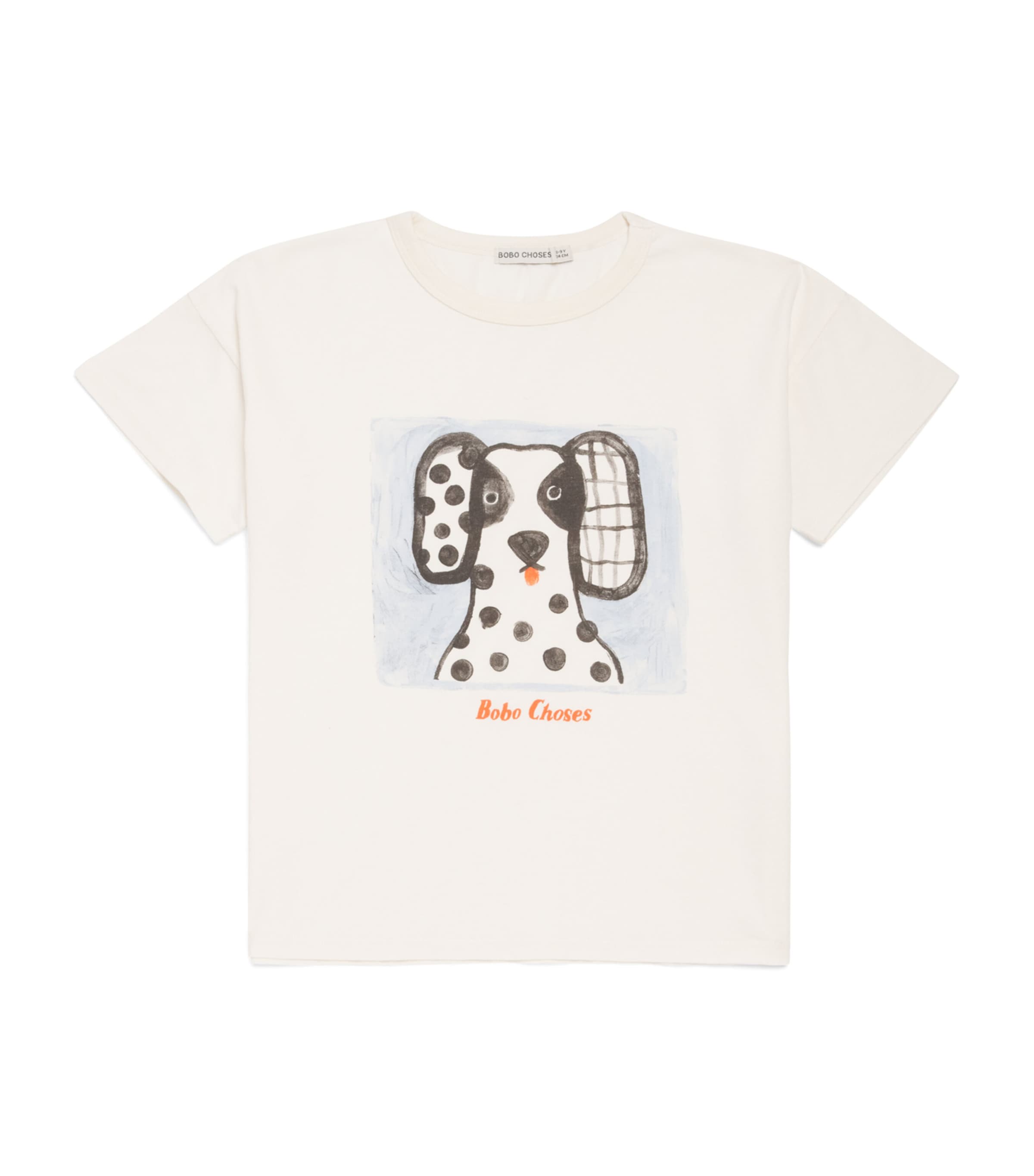 Bobo Choses Organic Cotton Van Dog Print T-Shirt (8-9 Years) White
