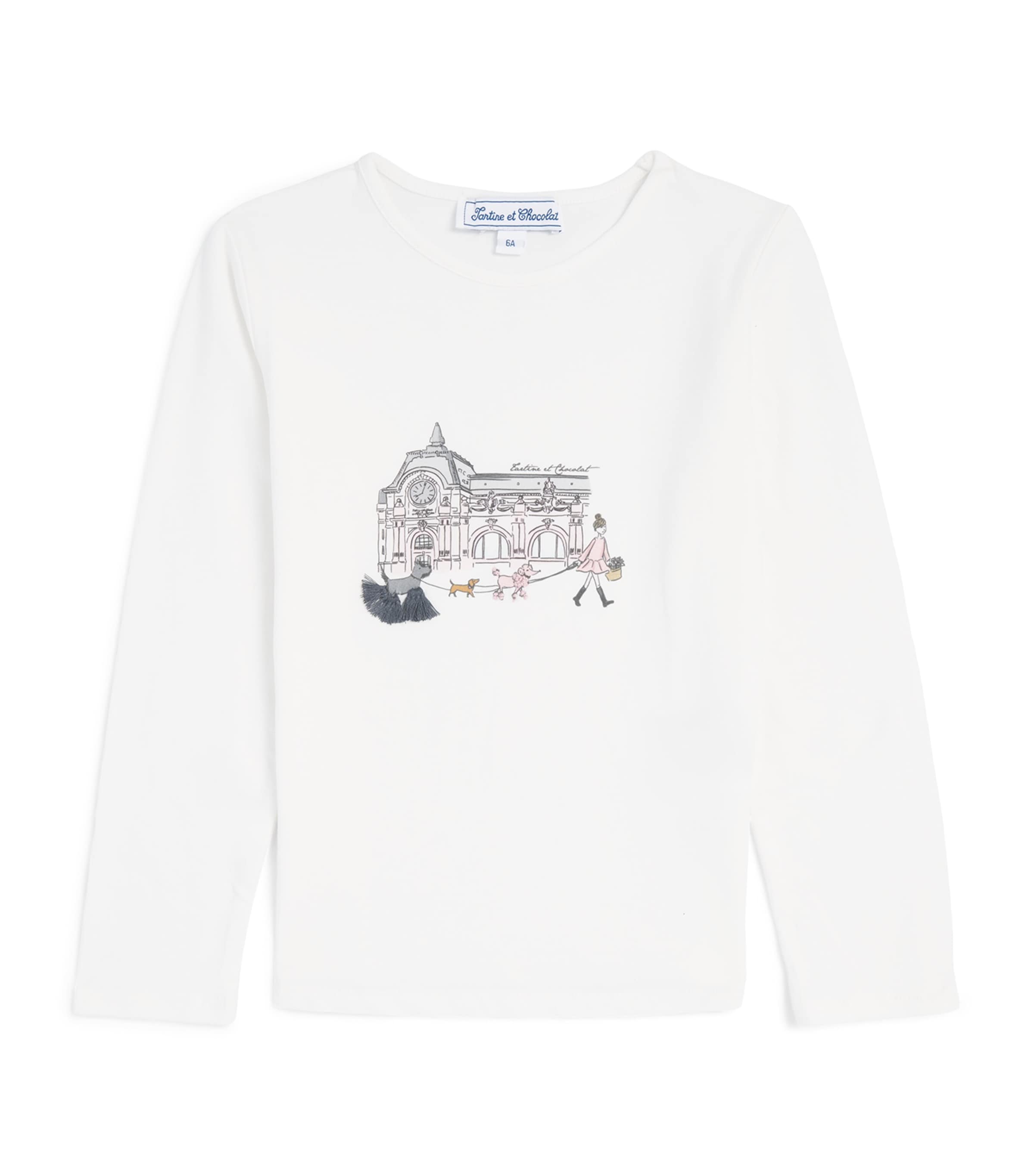 Tartine et Chocolat Stretch-Cotton Paris Long-Sleeve T-Shirt (2-14 Years)