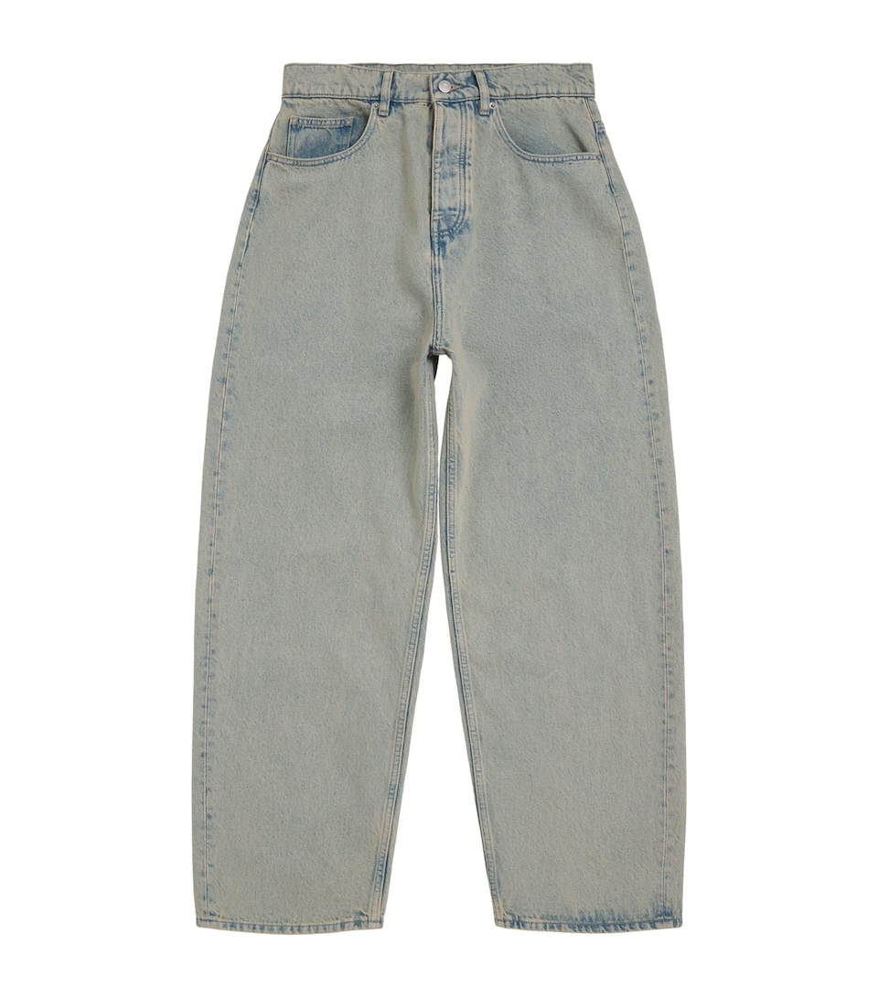 Drôle De Monsieur Mens Dusty Wide-Leg Jeans Dus / Dusty