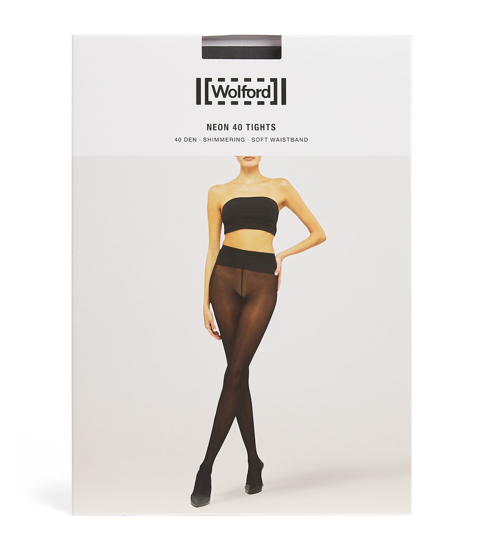 Wolford Womens Neon 40 Tights Soft Cacao