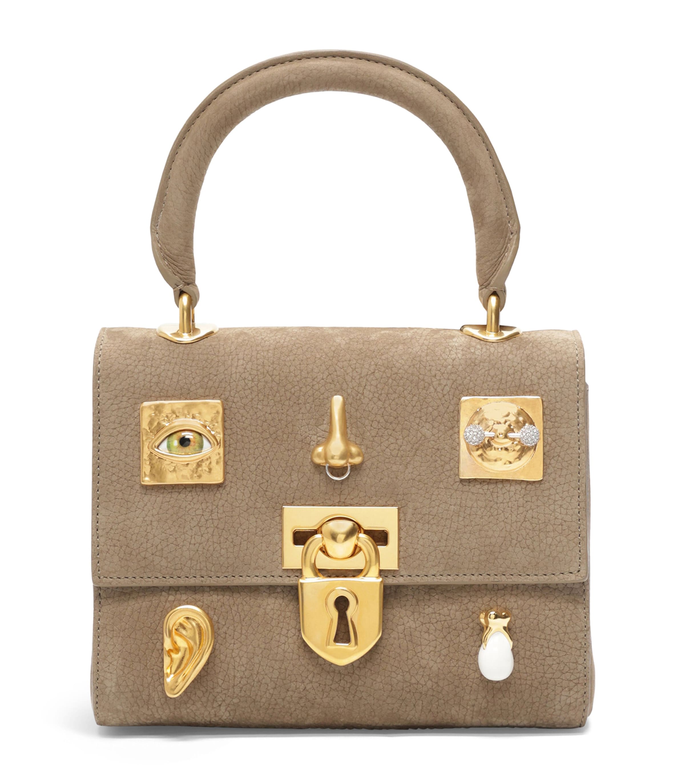 Mini Leather Bijoux Secret Top-Handle Bag