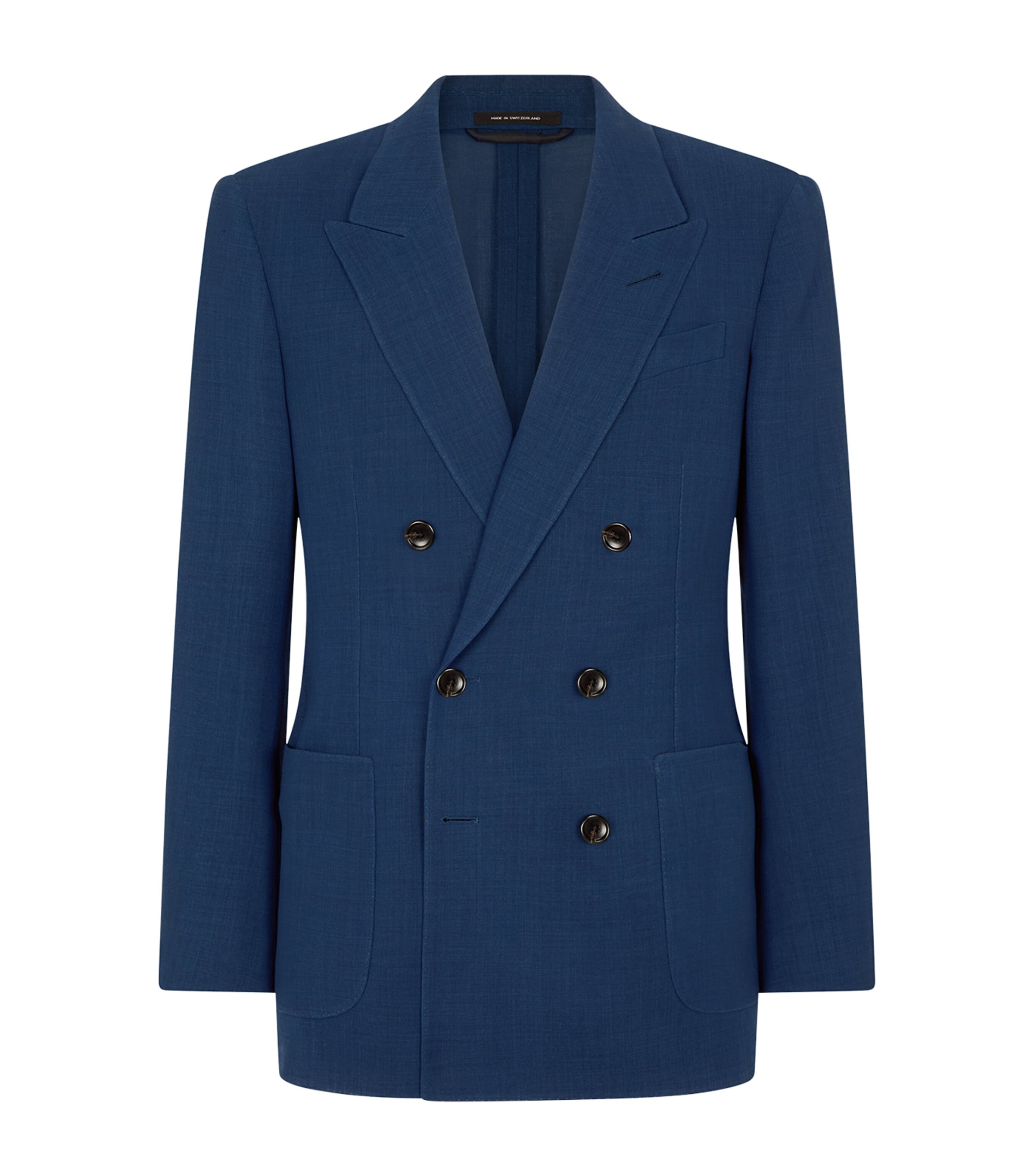 Virgin Wool Double-Breasted Blazer