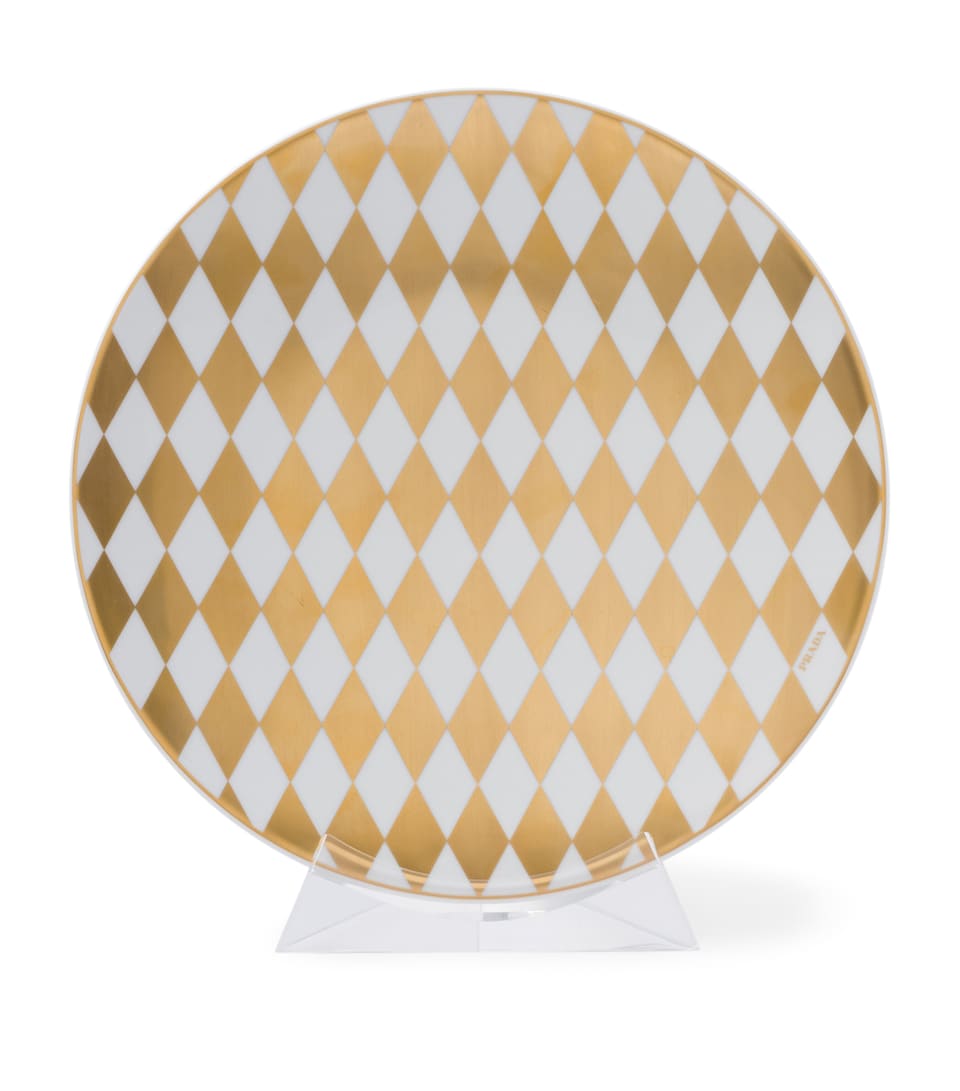 Chequerboard Charger Plate (28cm)