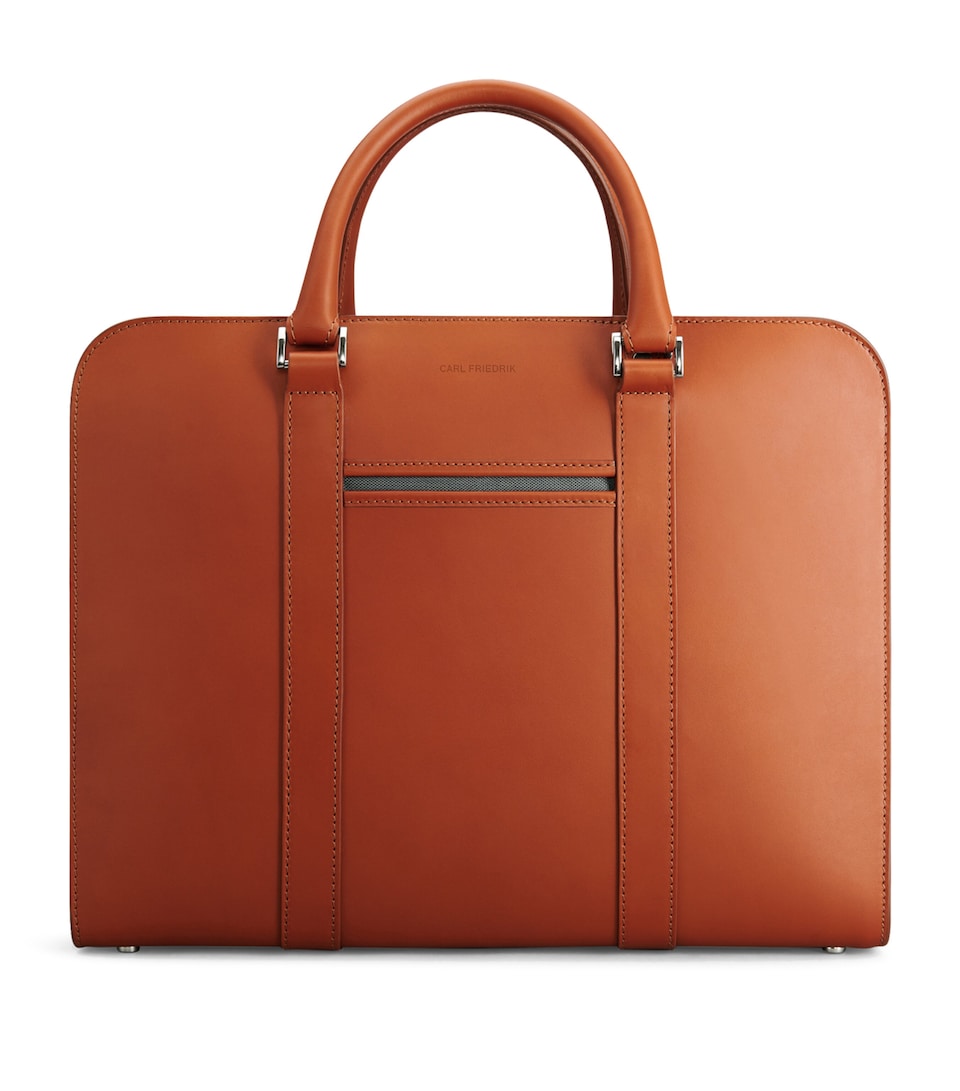Leather Palissy Double Briefcase