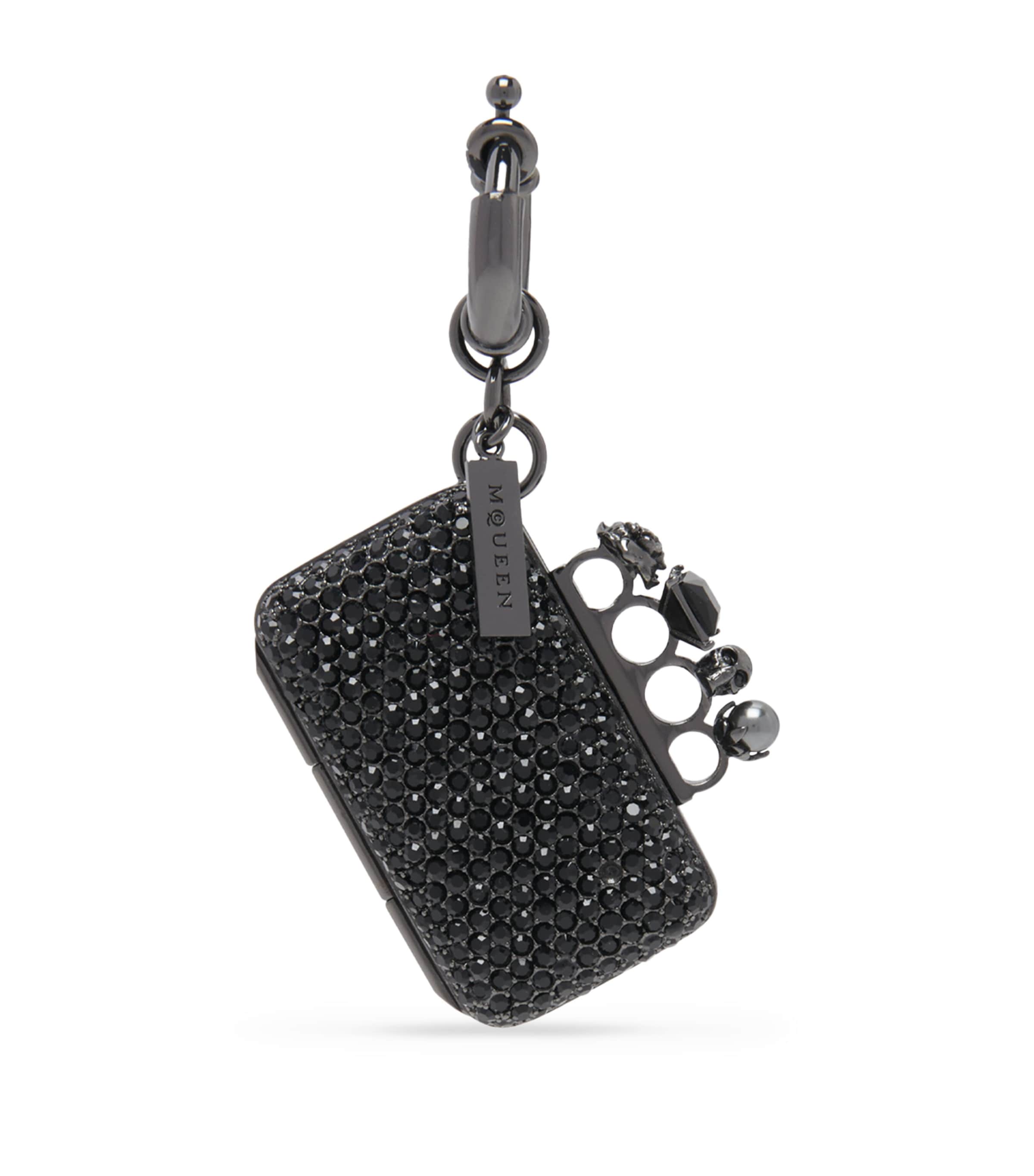 McQueen Embellished Knuckle Clutch Charm