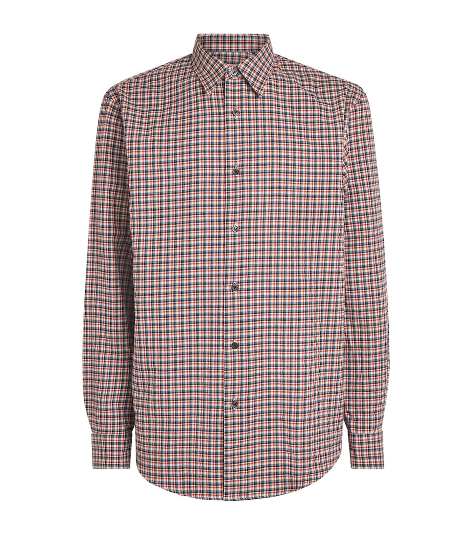 DRIES VAN NOTEN Mens Flannel Check Shirt