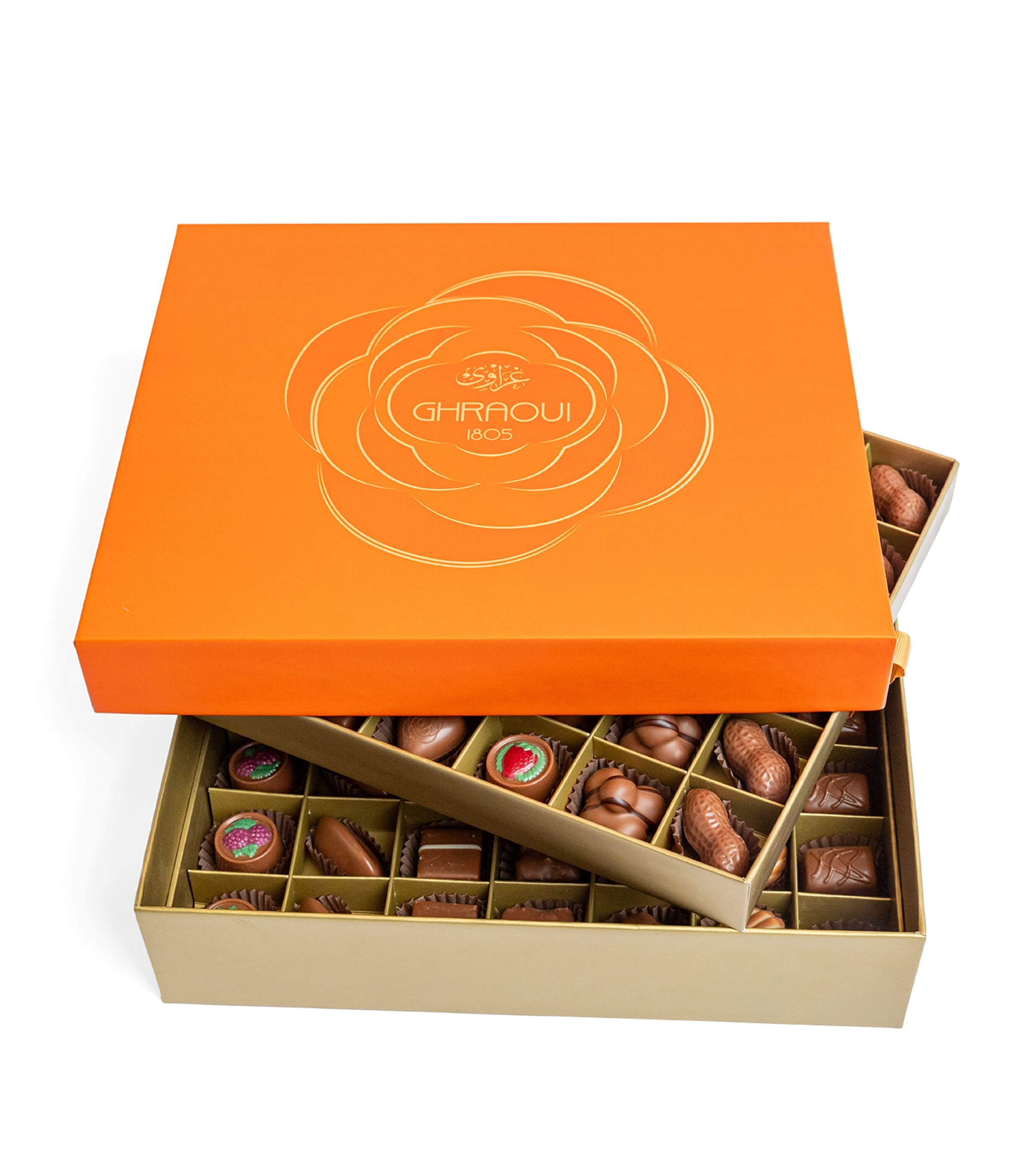 Ghraoui 84-Piece Assorted Chocolate Souvenir Box (1.01kg)