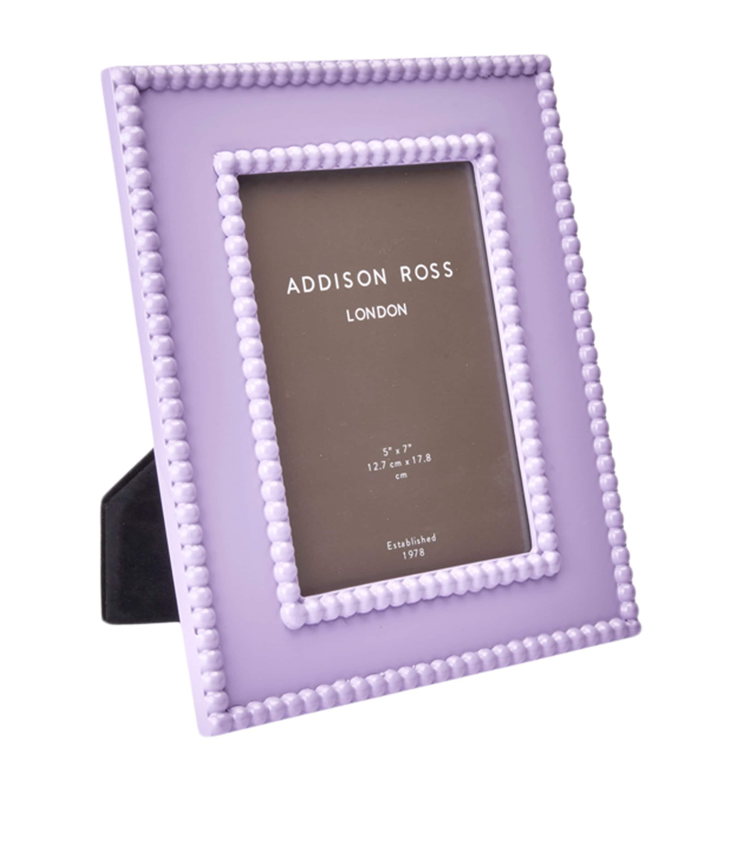 Addison Ross Lacquer Bobbin Picture Frame (5" x 7") Lilac