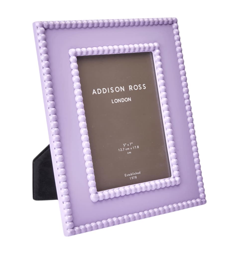 Addison Ross Lacquer Bobbin Picture Frame (5" x 7") Lilac