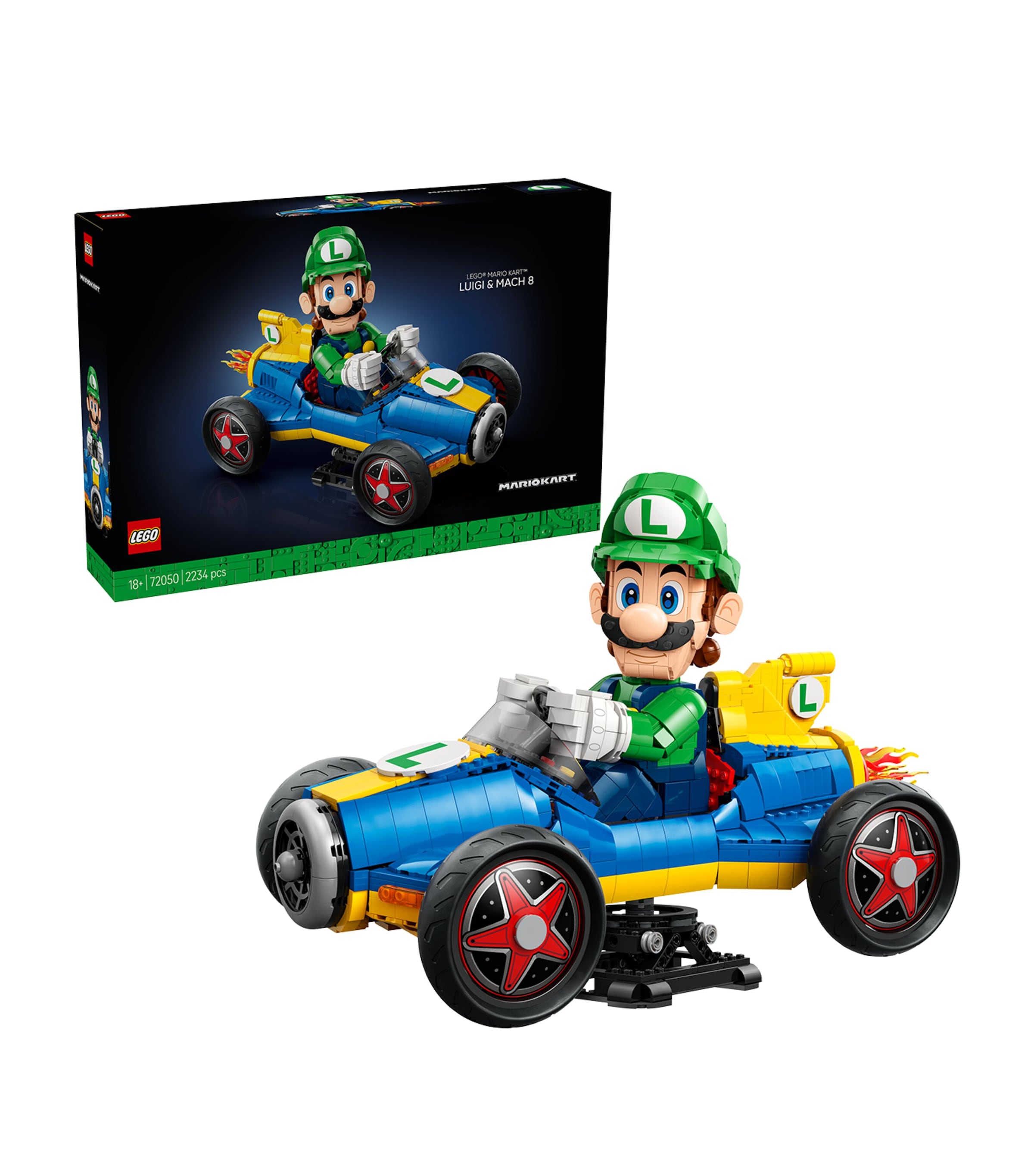 Lego LEGO Super Mario: Mario Kart – Luigi & Mach 8 72050