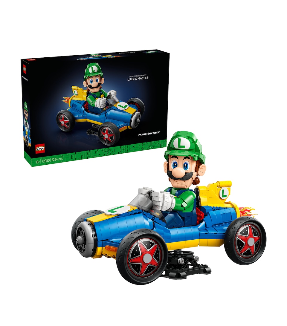 Lego LEGO Super Mario: Mario Kart – Luigi & Mach 8 72050