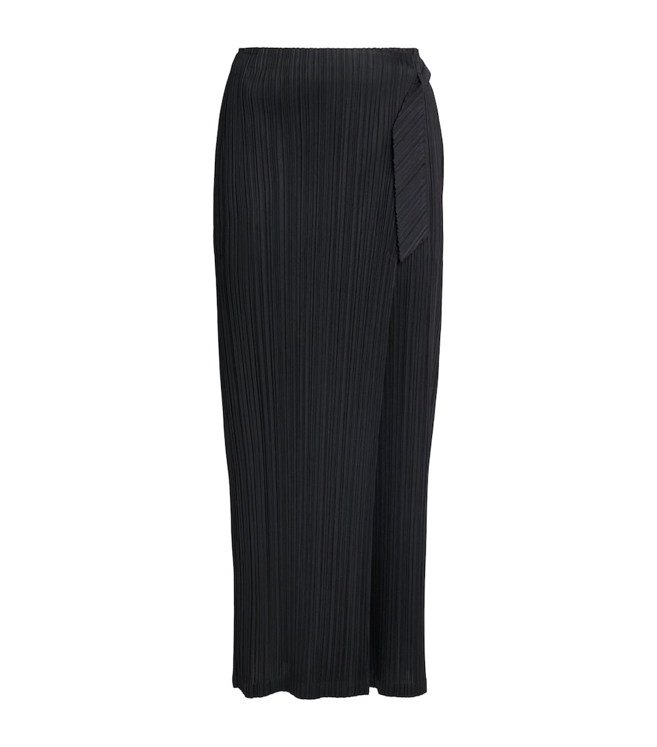 Pleats Please Issey Miyake Womens Façade Trousers Black