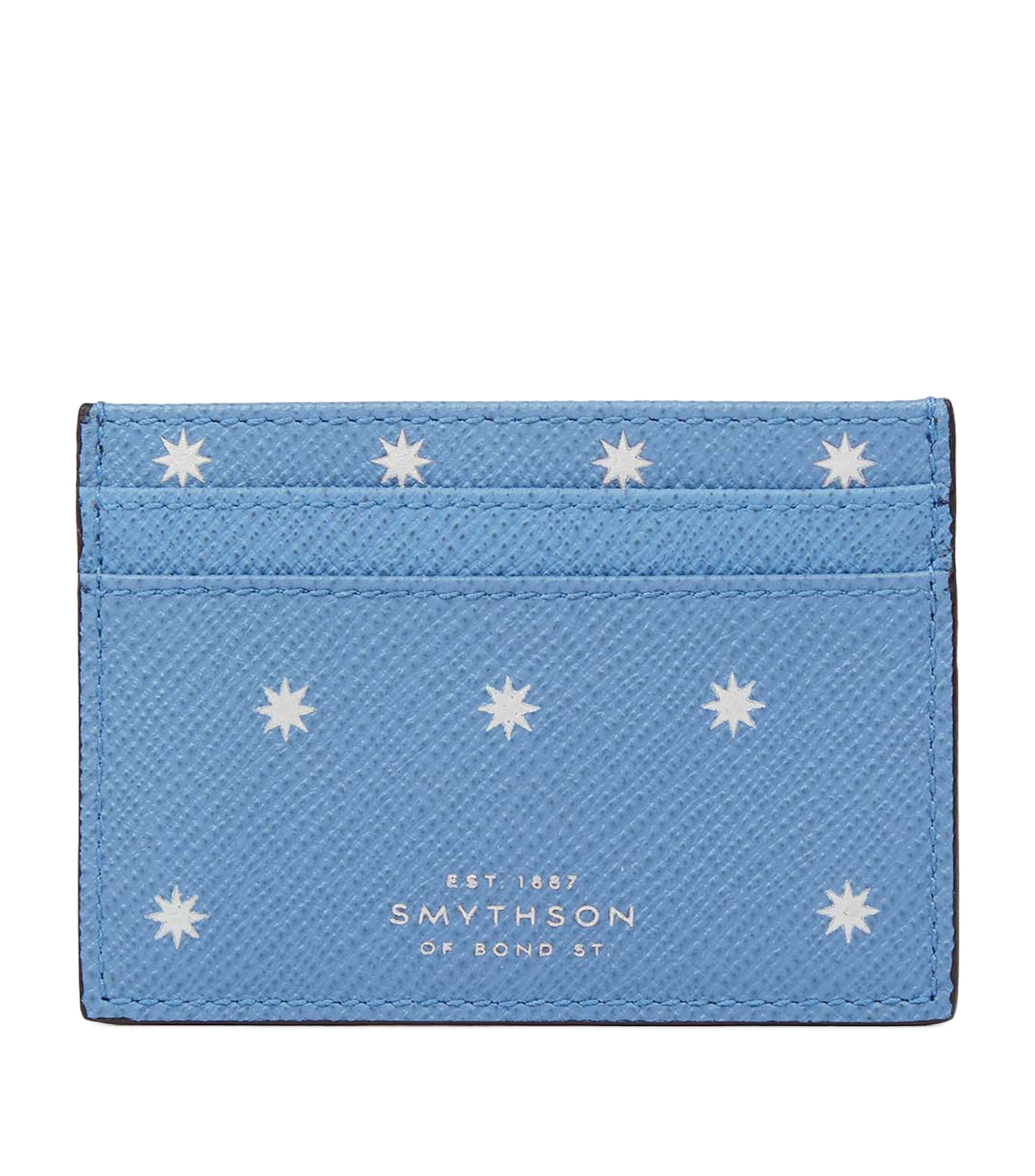 Panama Leather Stars Card Holder