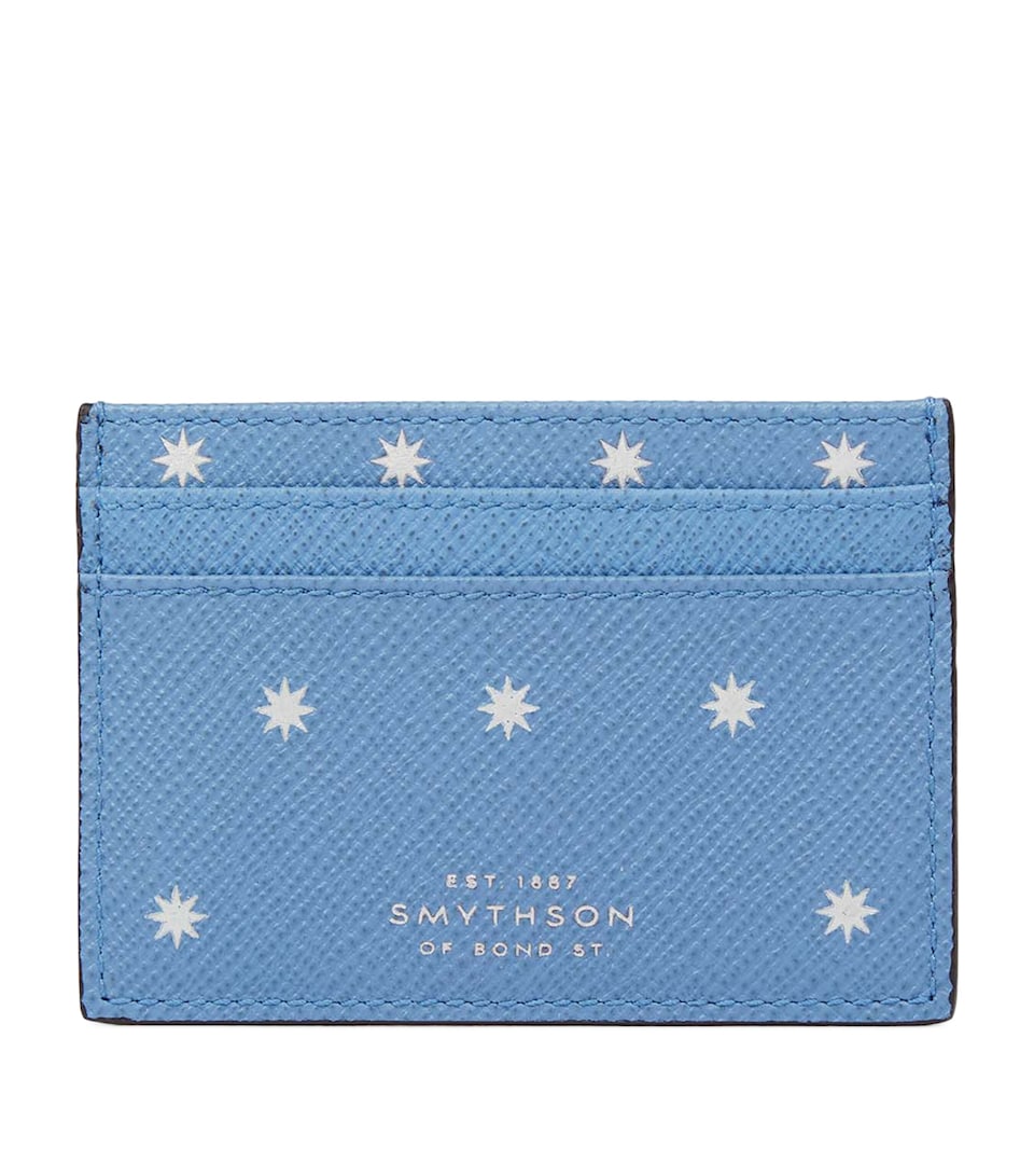 Panama Leather Stars Card Holder