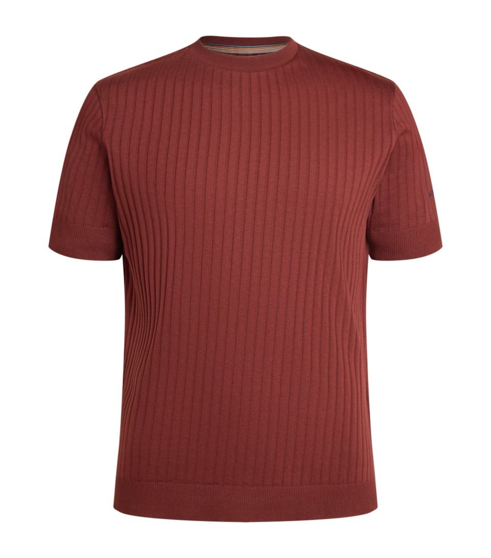Organic Cotton Rib-Knit T-Shirt